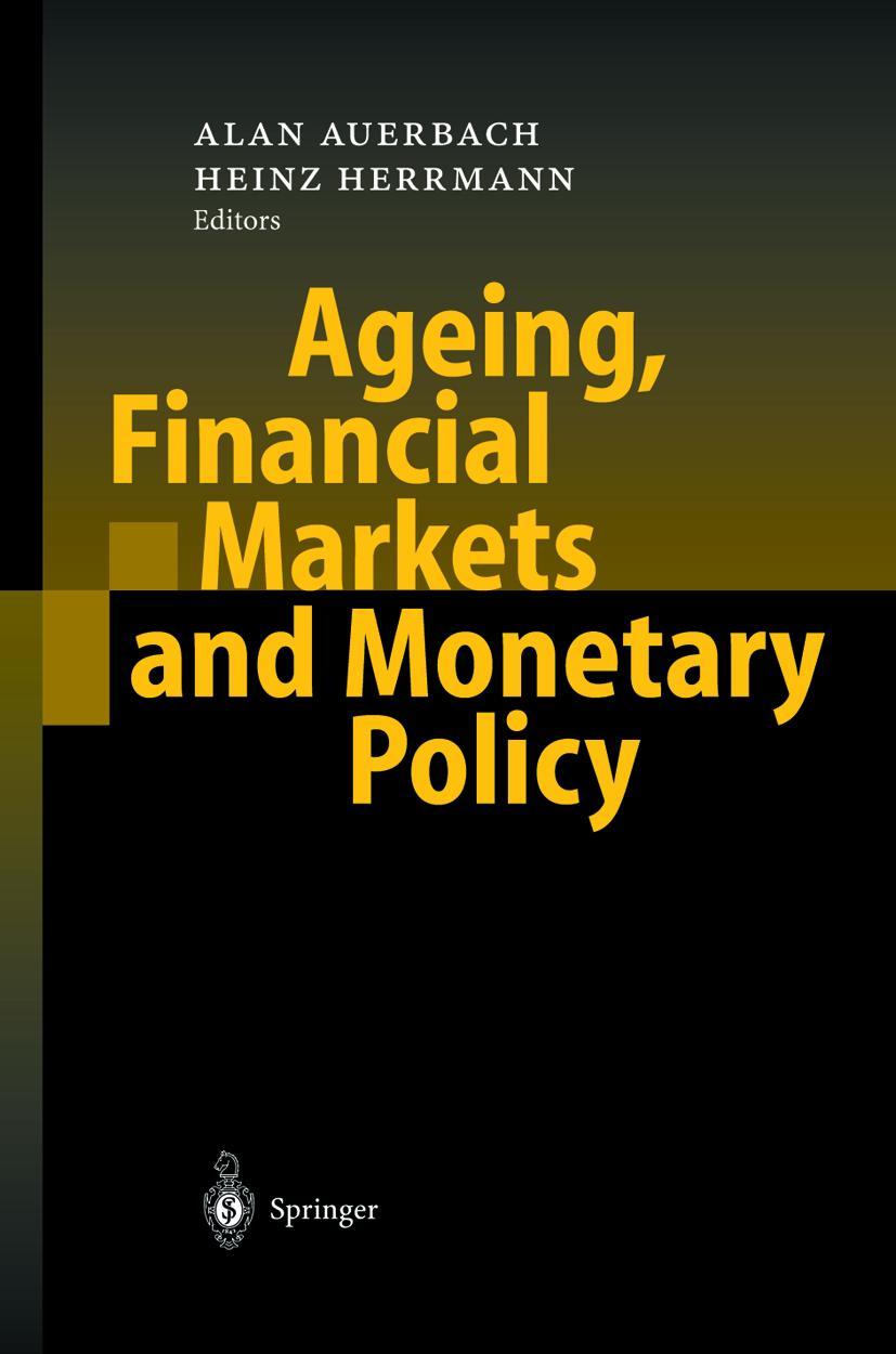 Vorderes Coverbild Ageing, Financial Markets and Monetary Policy