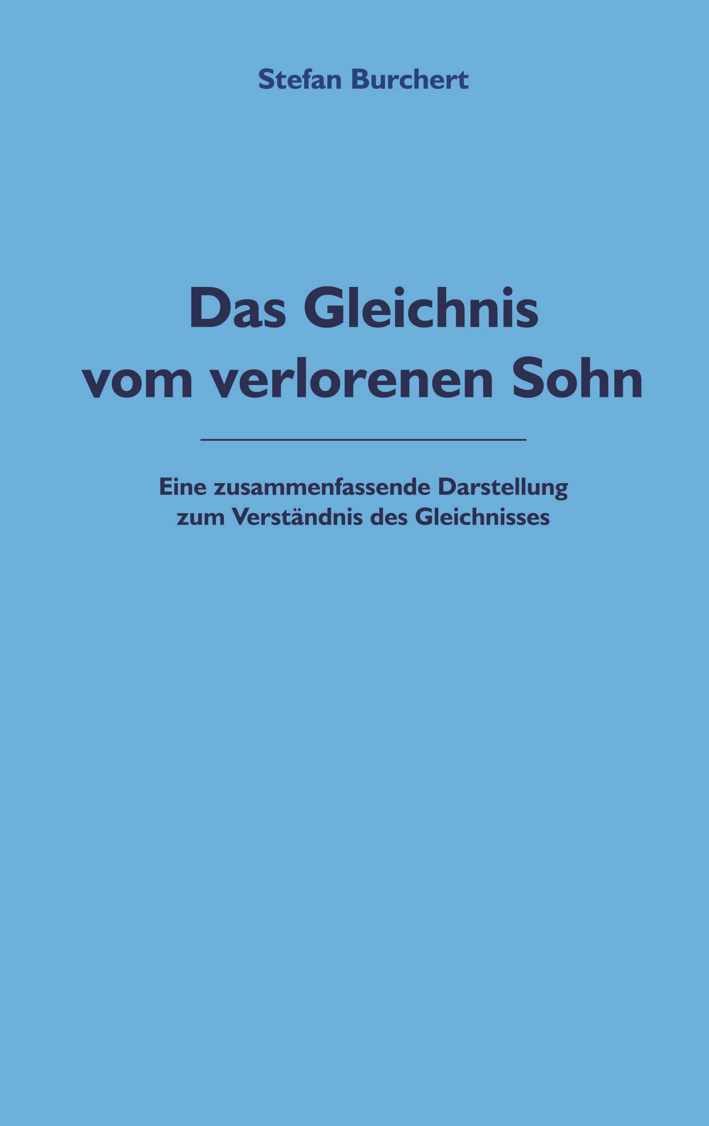 Vorderes Coverbild Das Gleichnis vom verlorenen Sohn