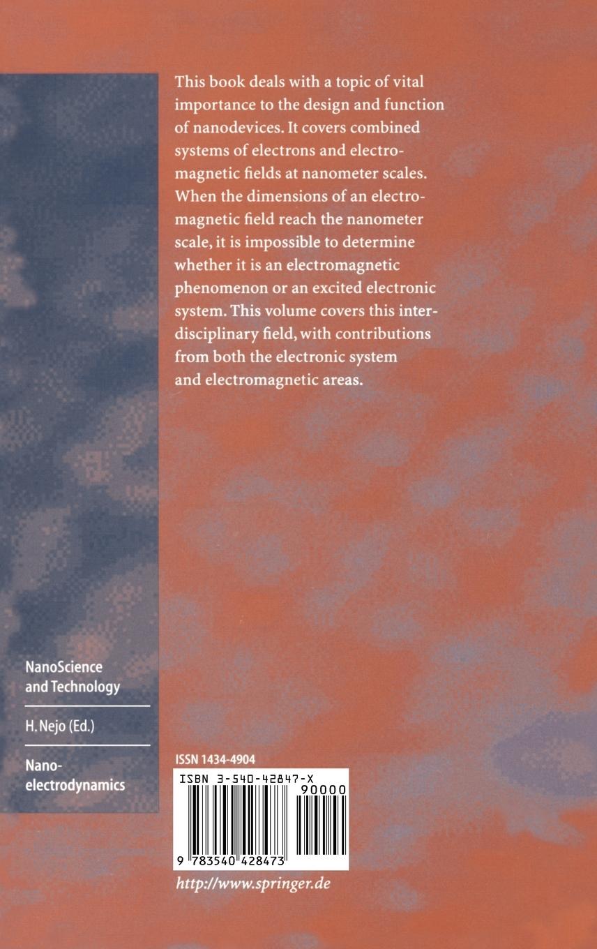 Rückseitencover Nanoelectrodynamics