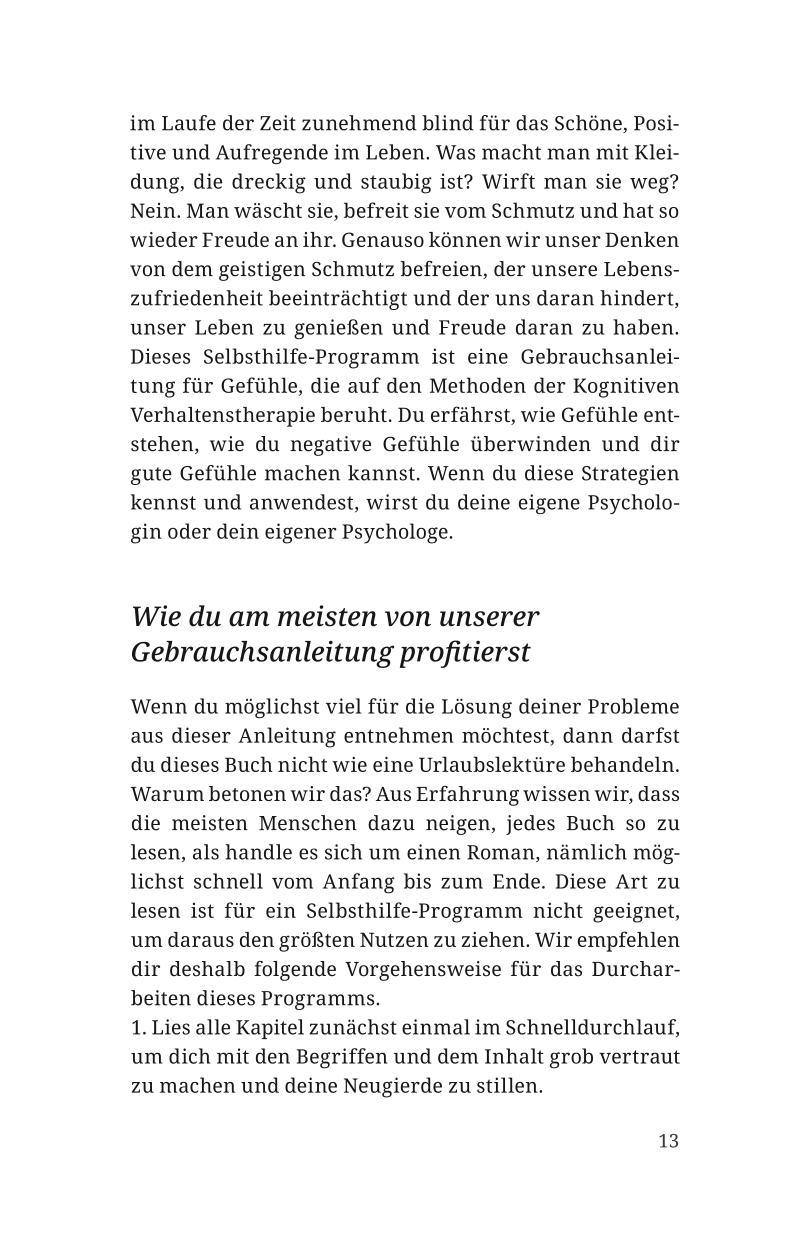 Beispielinhalt (Bild) Gefühle verstehen, Probleme bewältigen