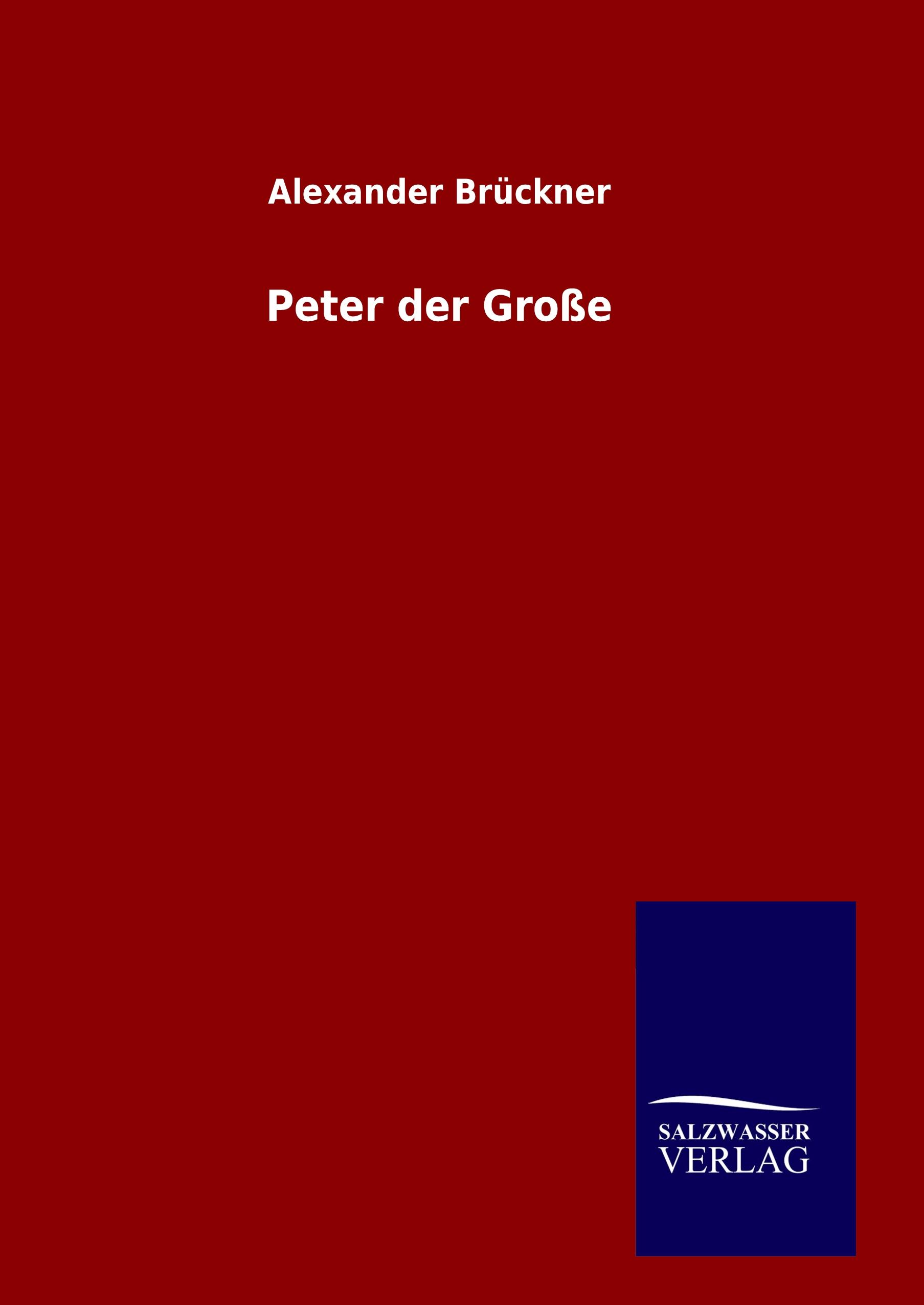 Vorderes Coverbild Peter der Große