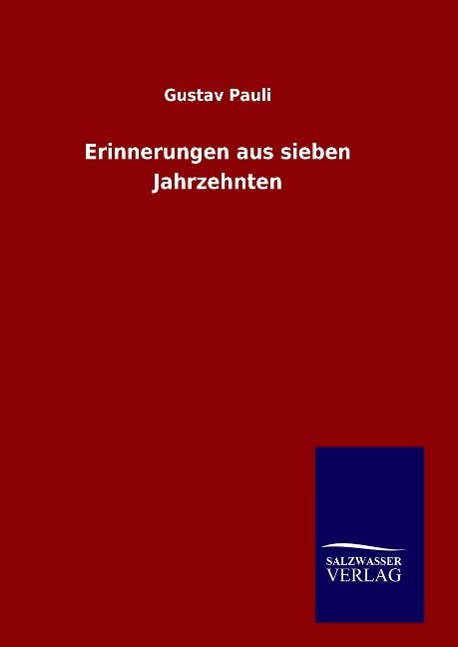 Vorderes Coverbild Erinnerungen aus sieben Jahrzehnten