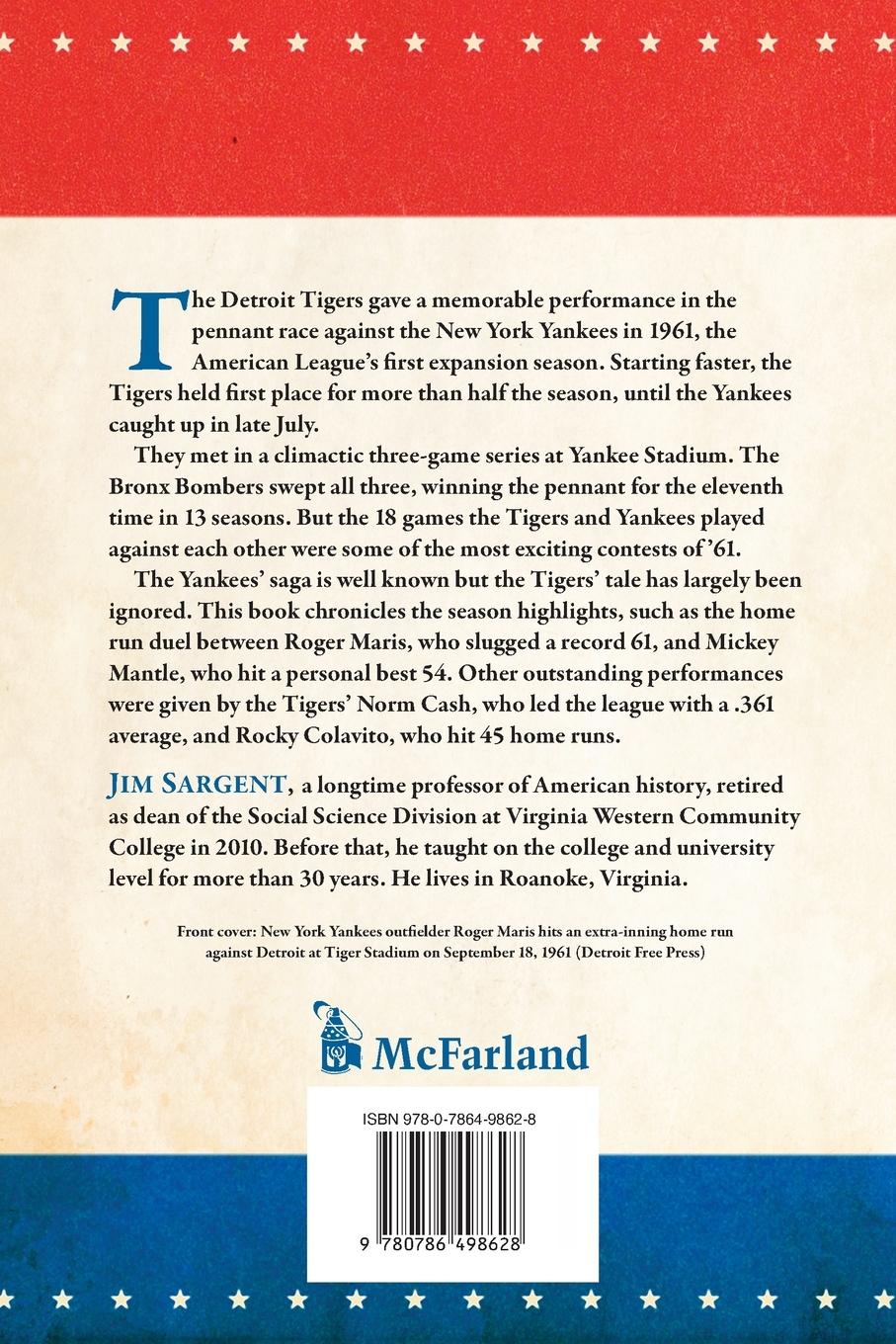 Rückseitencover The Tigers and Yankees in '61