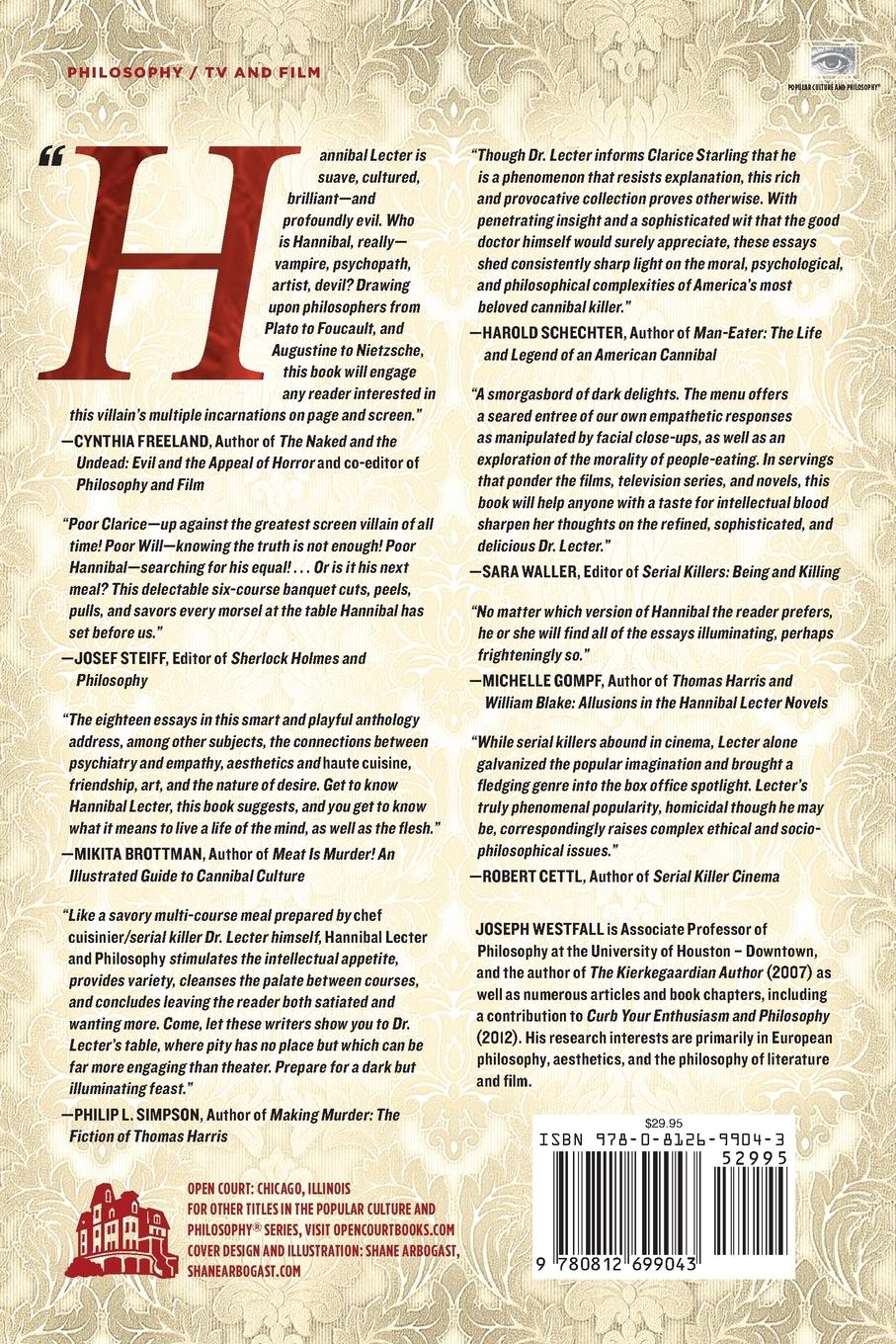 Rückseitencover Hannibal Lecter and Philosophy