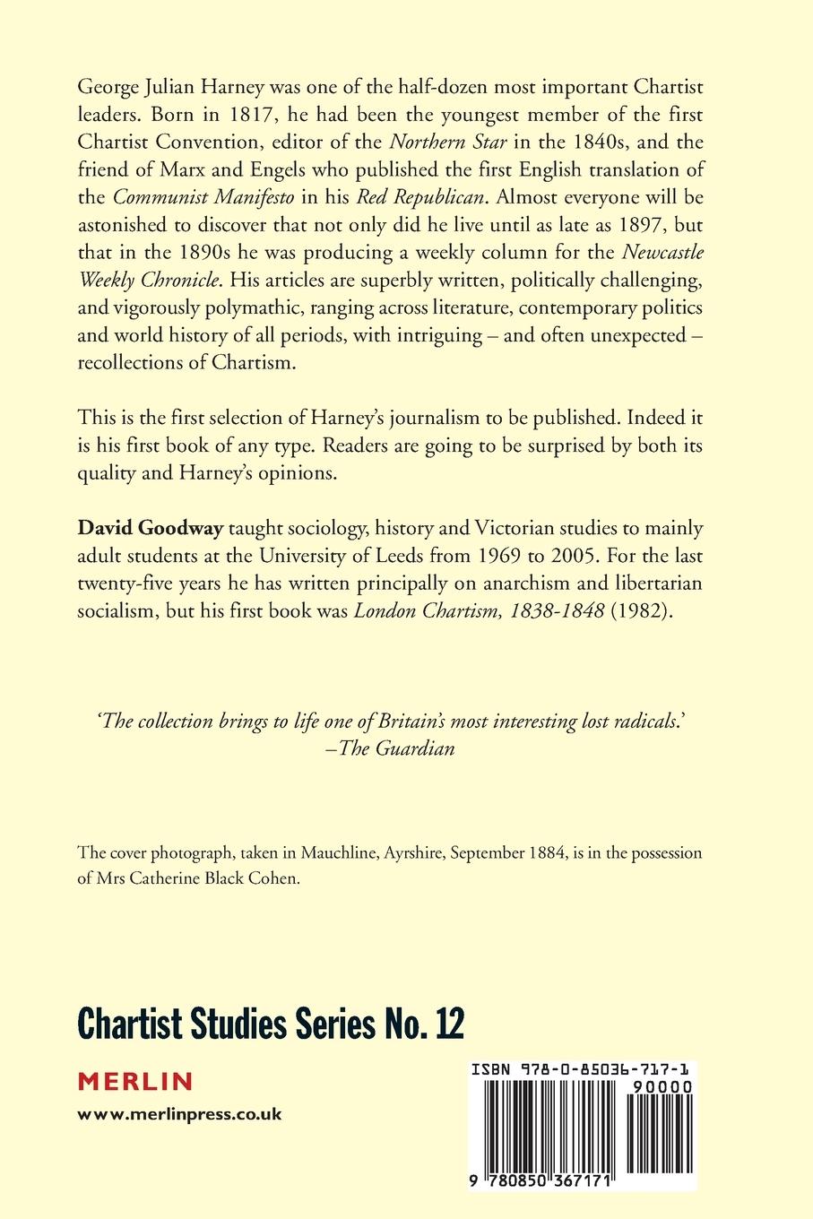 Rückseitencover George Julian Harney