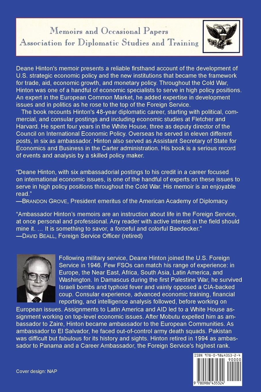 Rückseitencover ECONOMICS AND DIPLOMACY