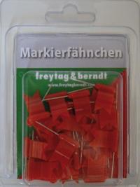 Vorderes Coverbild Markierfähnchen wehend, Rot