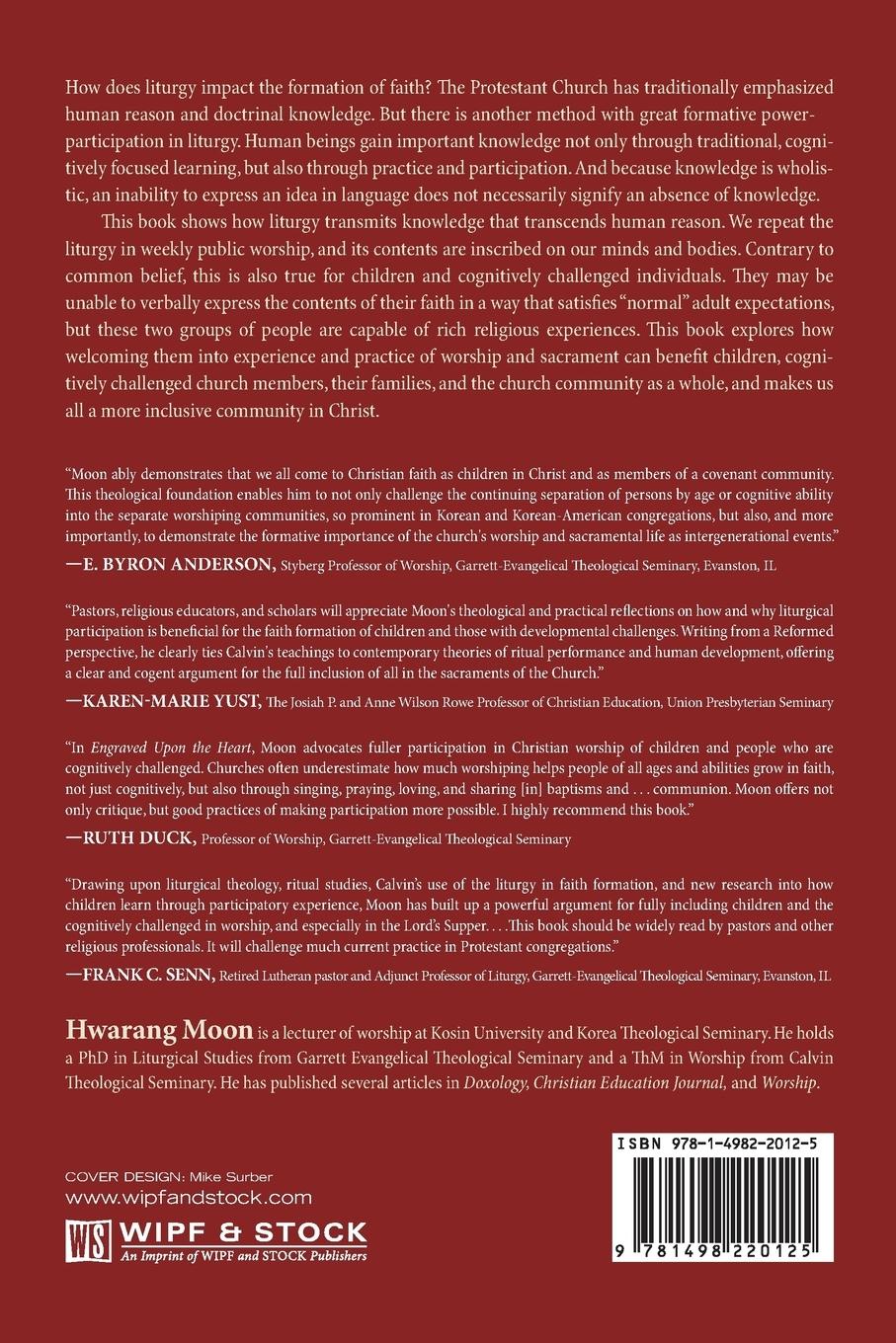 Rückseitencover Engraved Upon the Heart