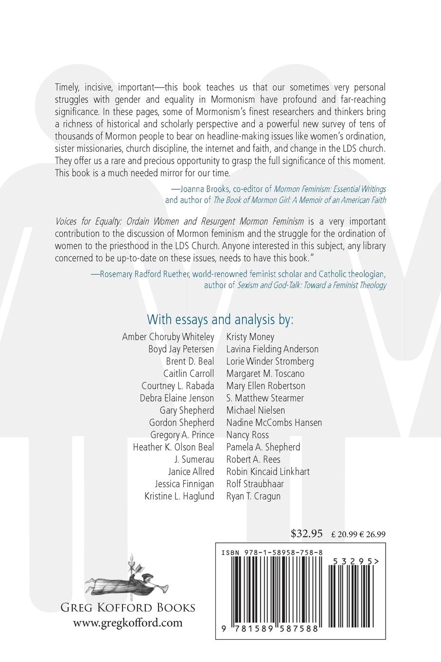 Rückseitencover Voices for Equality