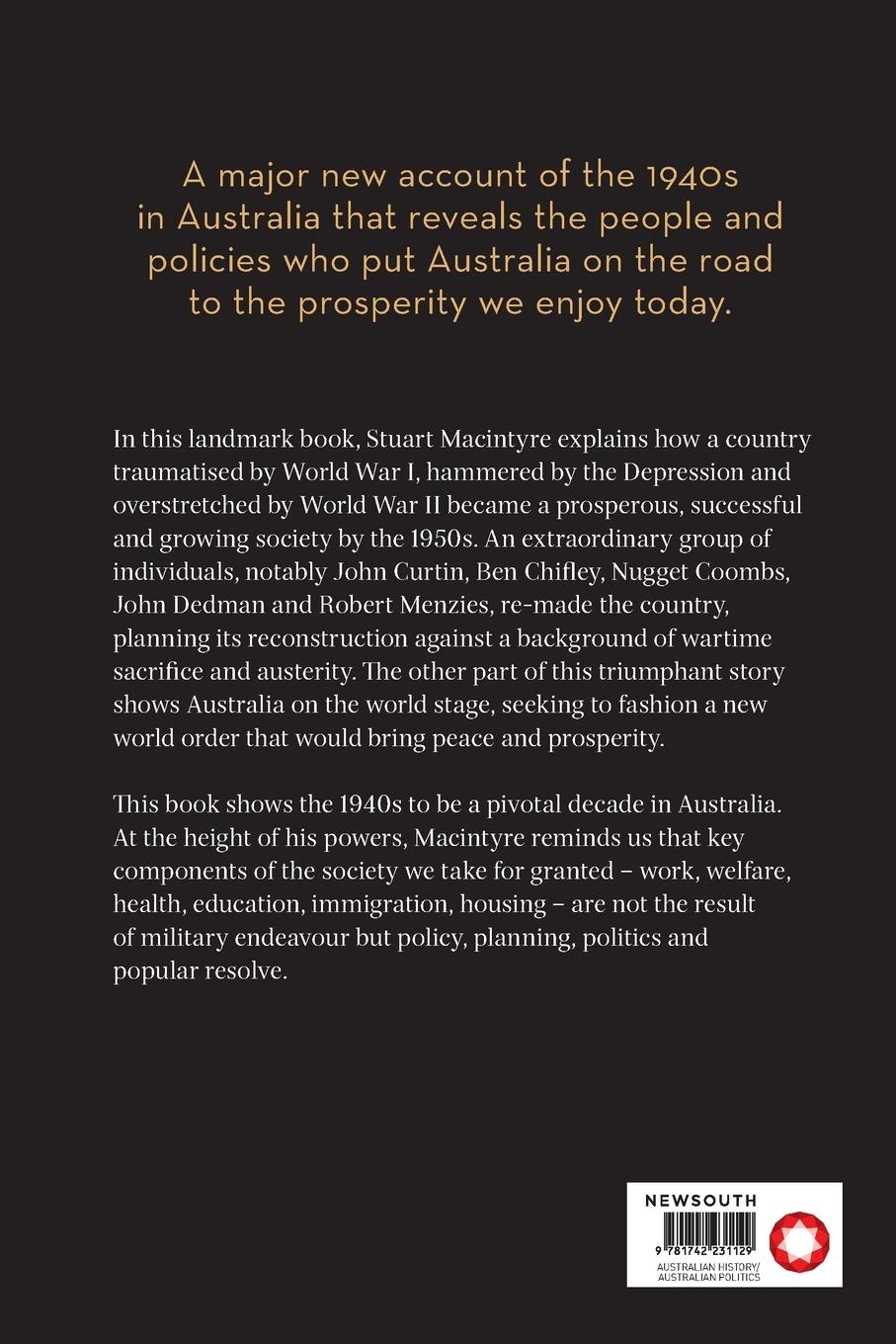 Rückseitencover Australia's Boldest Experiment