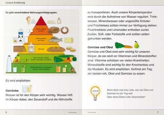 Beispielinhalt (Bild) Ich kenne meinen Körper - 3 Hefte im Kombi