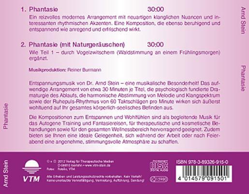 Rückseitencover Phantasie. CD