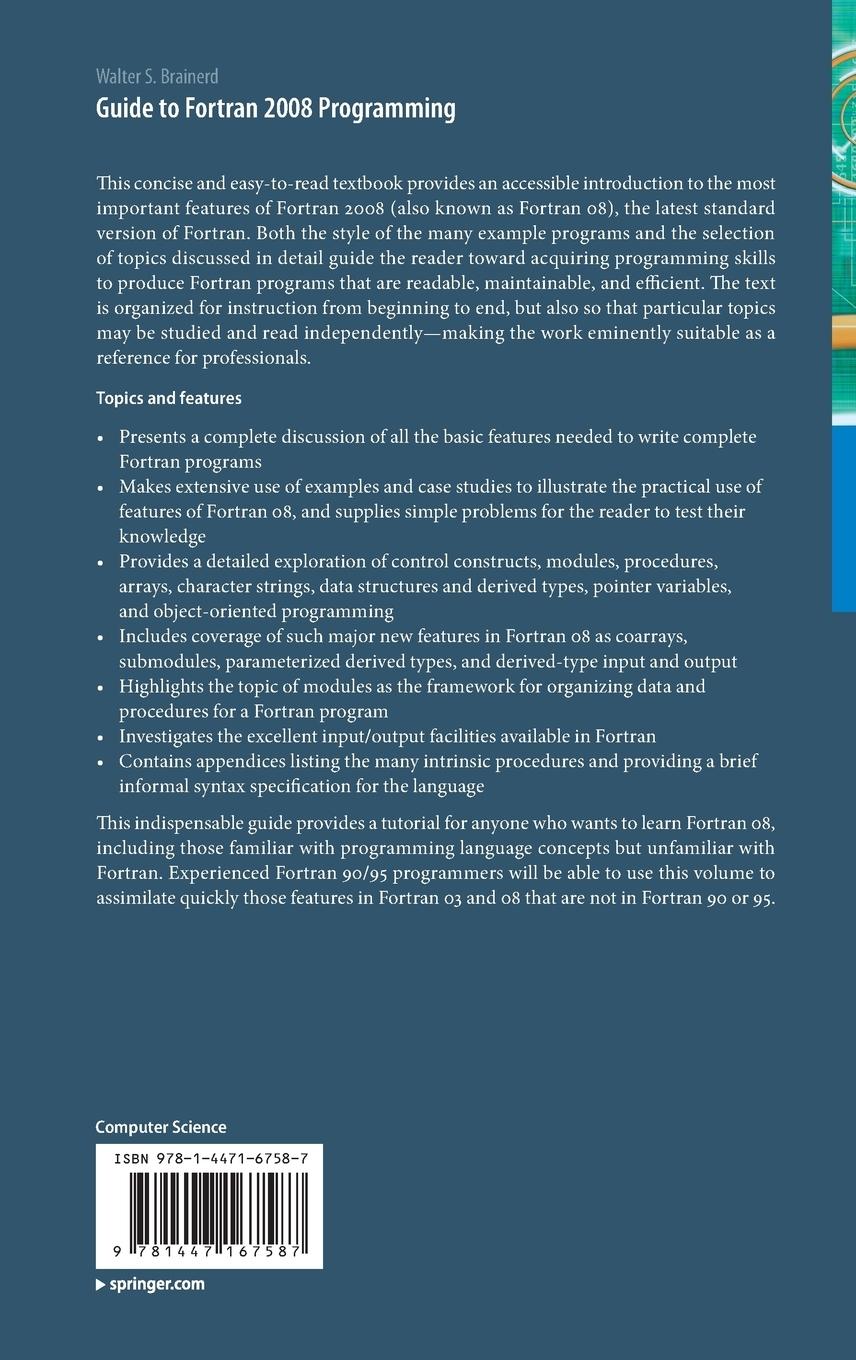 Rückseitencover Guide to Fortran 2008 Programming
