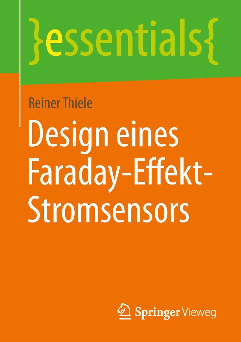 Vorderes Coverbild Design eines Faraday-Effekt-Stromsensors