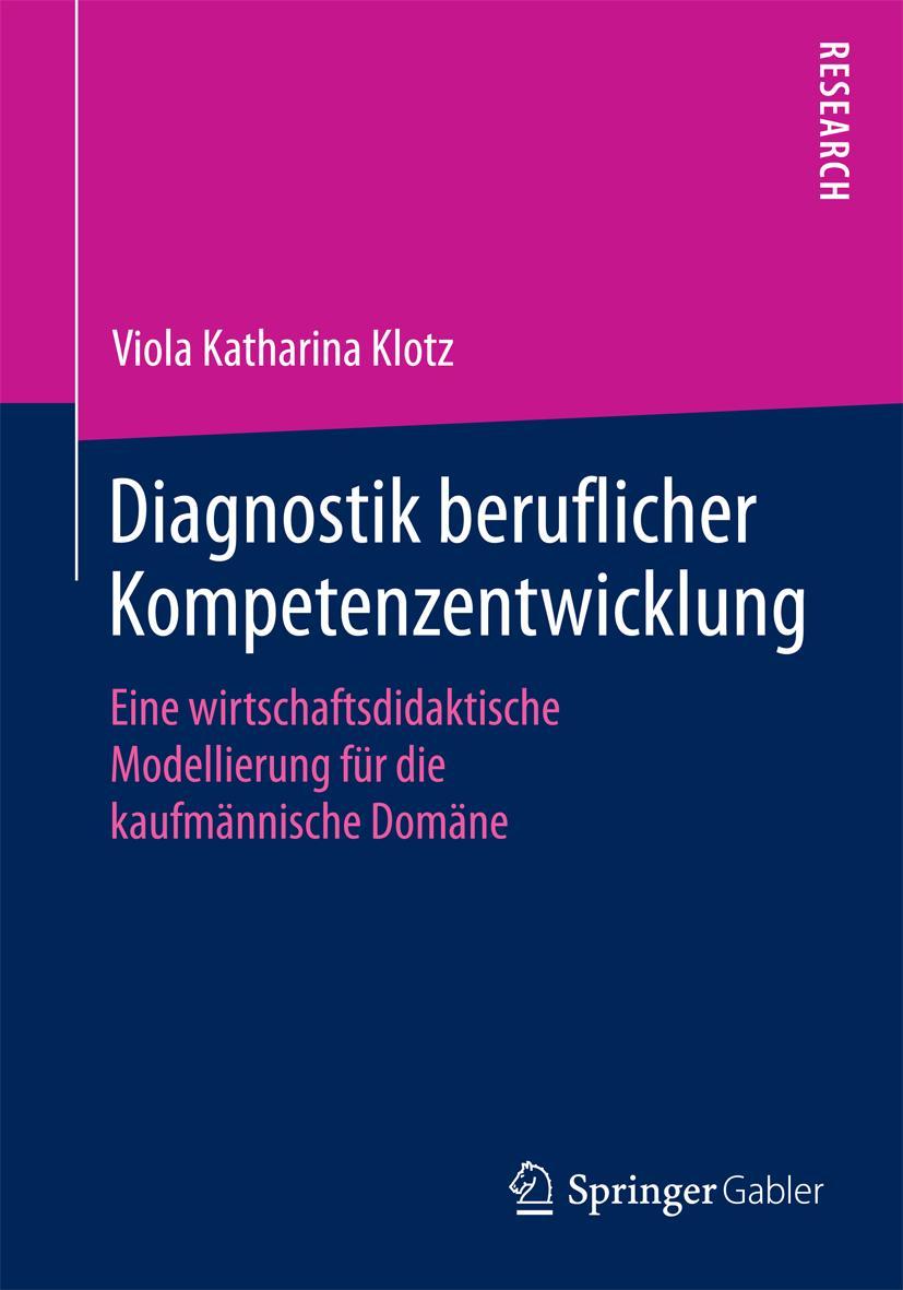 Vorderes Coverbild Diagnostik beruflicher Kompetenzentwicklung