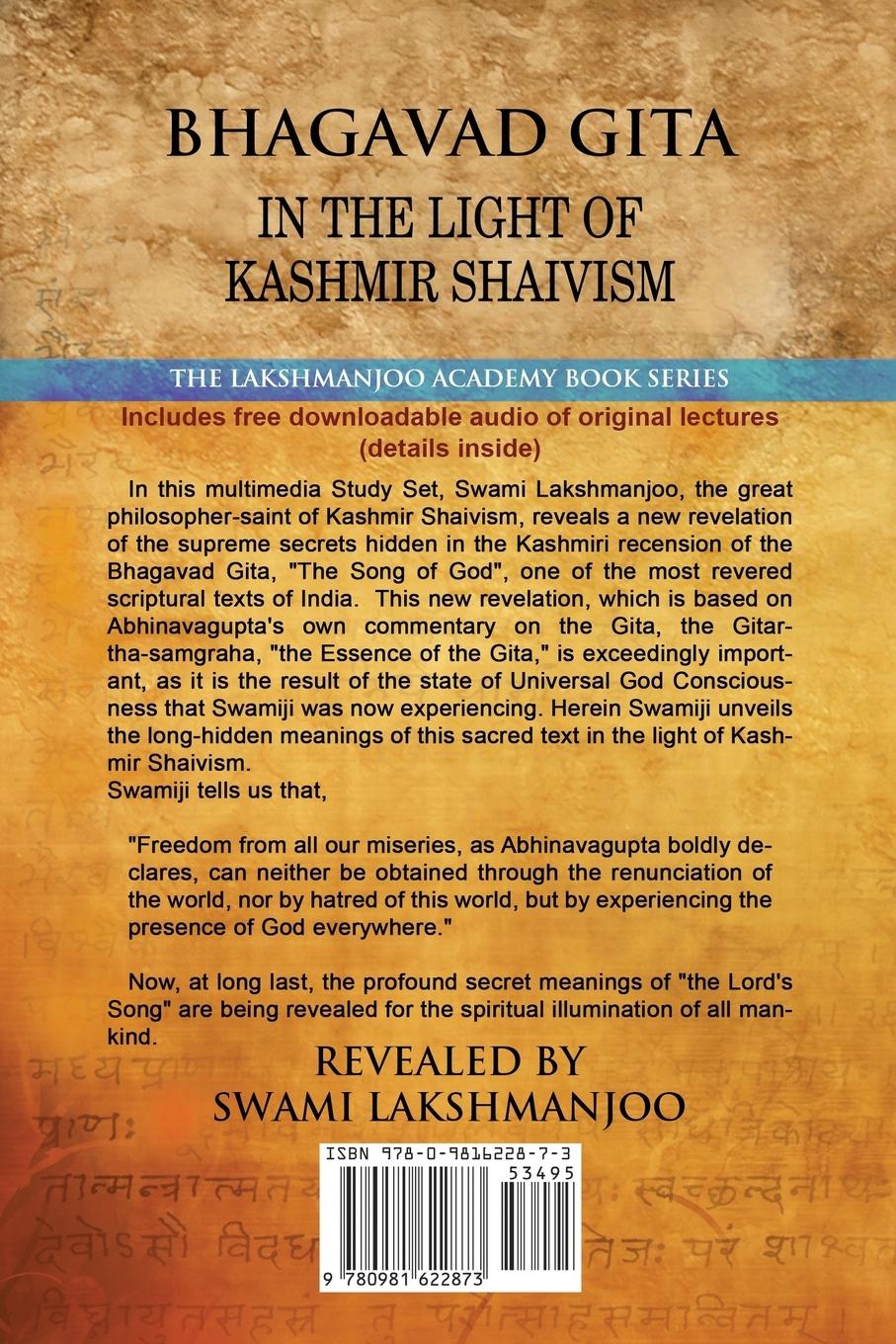 Rückseitencover Bhagavad Gi¿¿ta¿