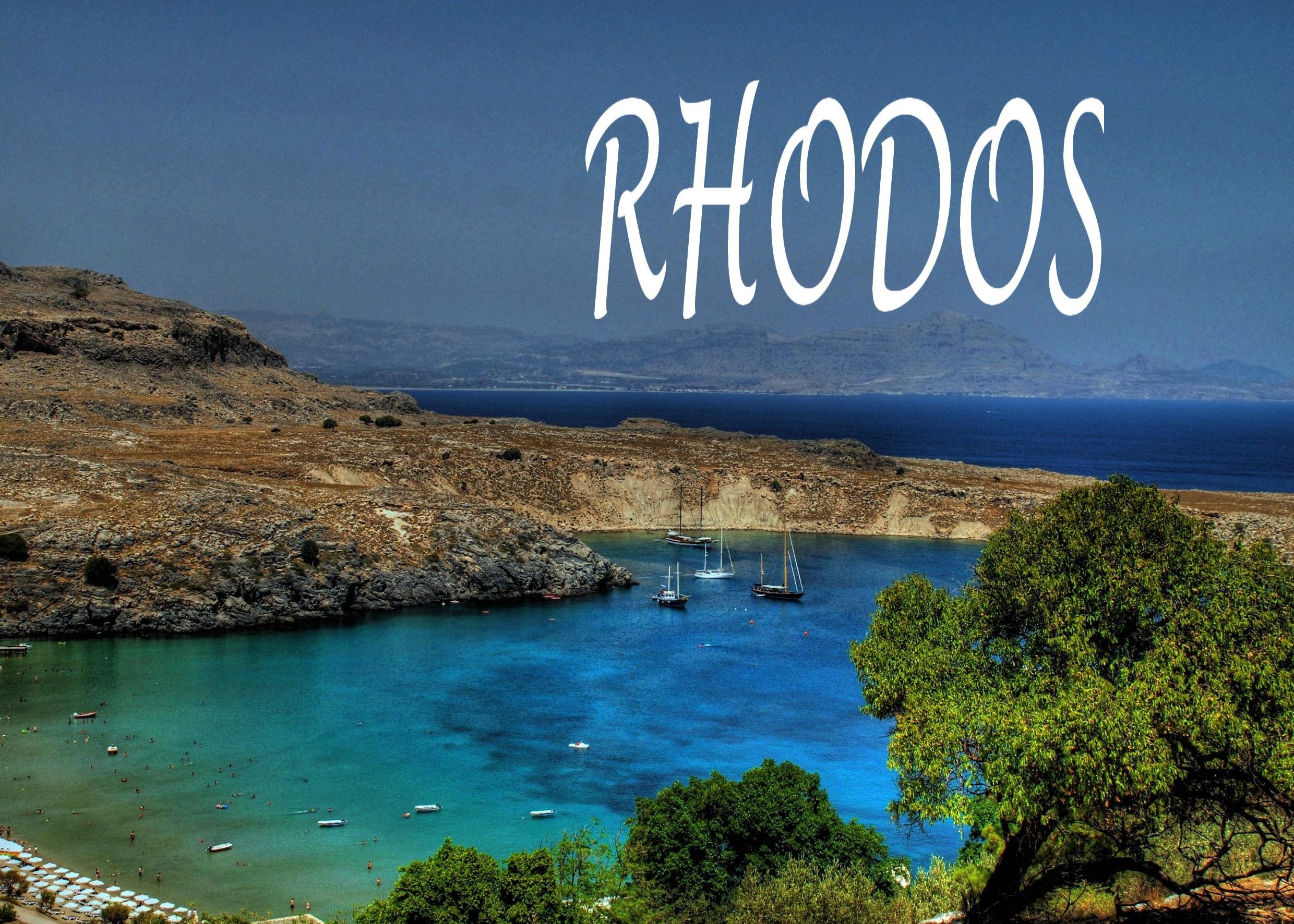 Vorderes Coverbild Bildband Rhodos