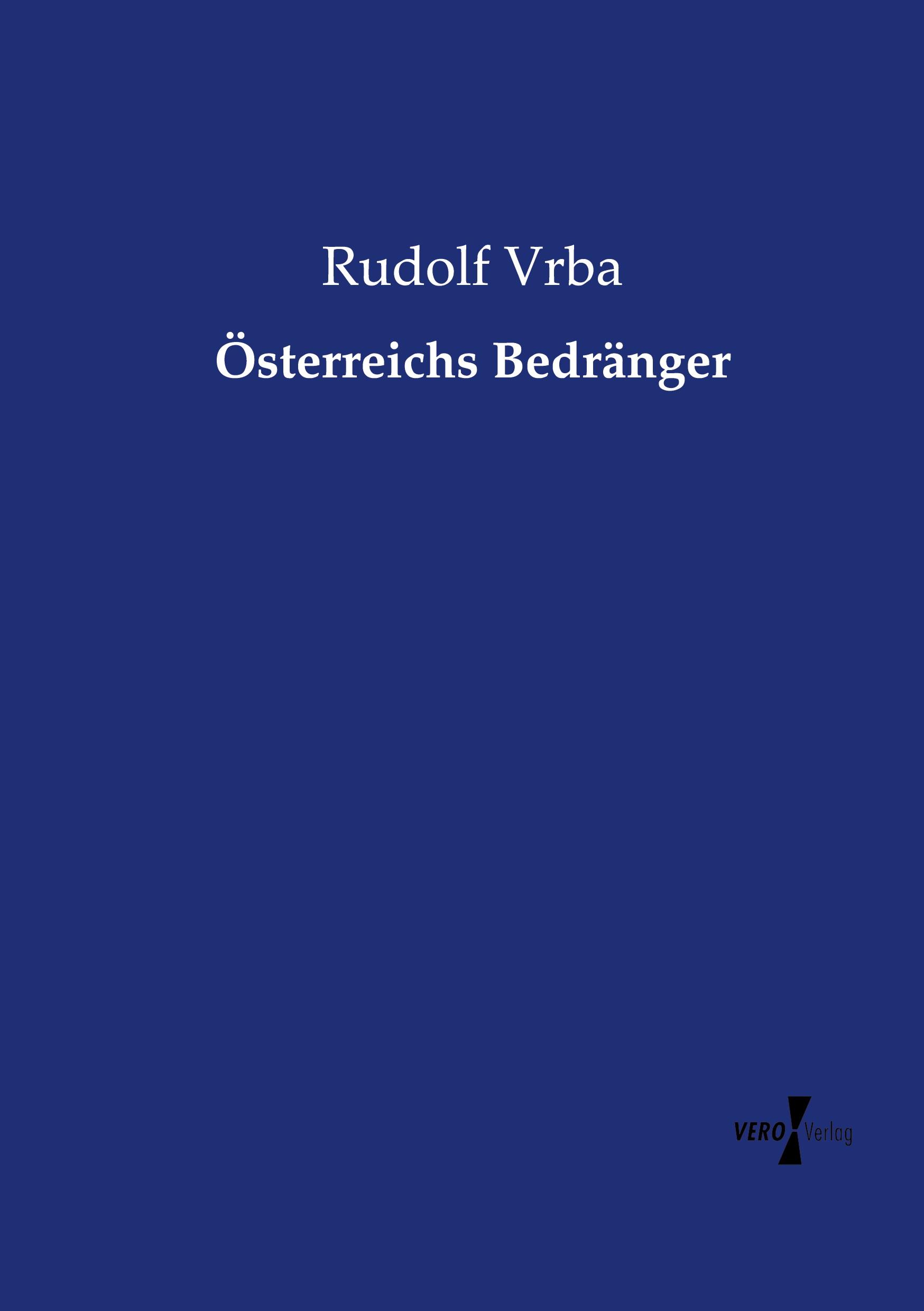 Vorderes Coverbild Österreichs Bedränger