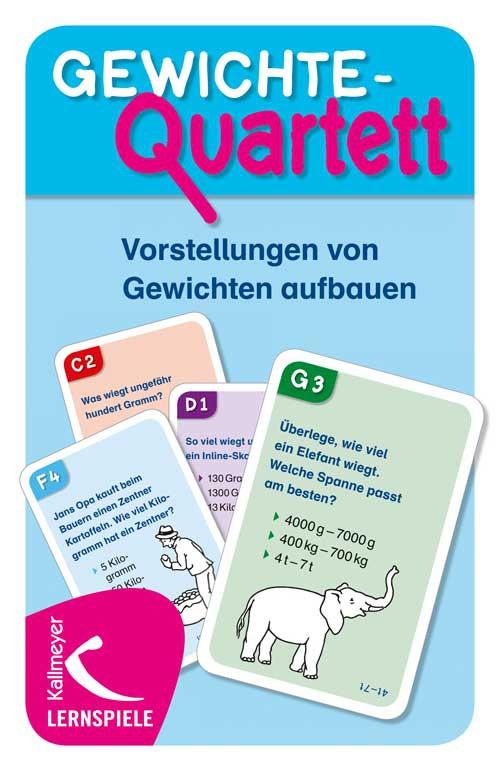 Vorderes Coverbild Gewichte-Quartett