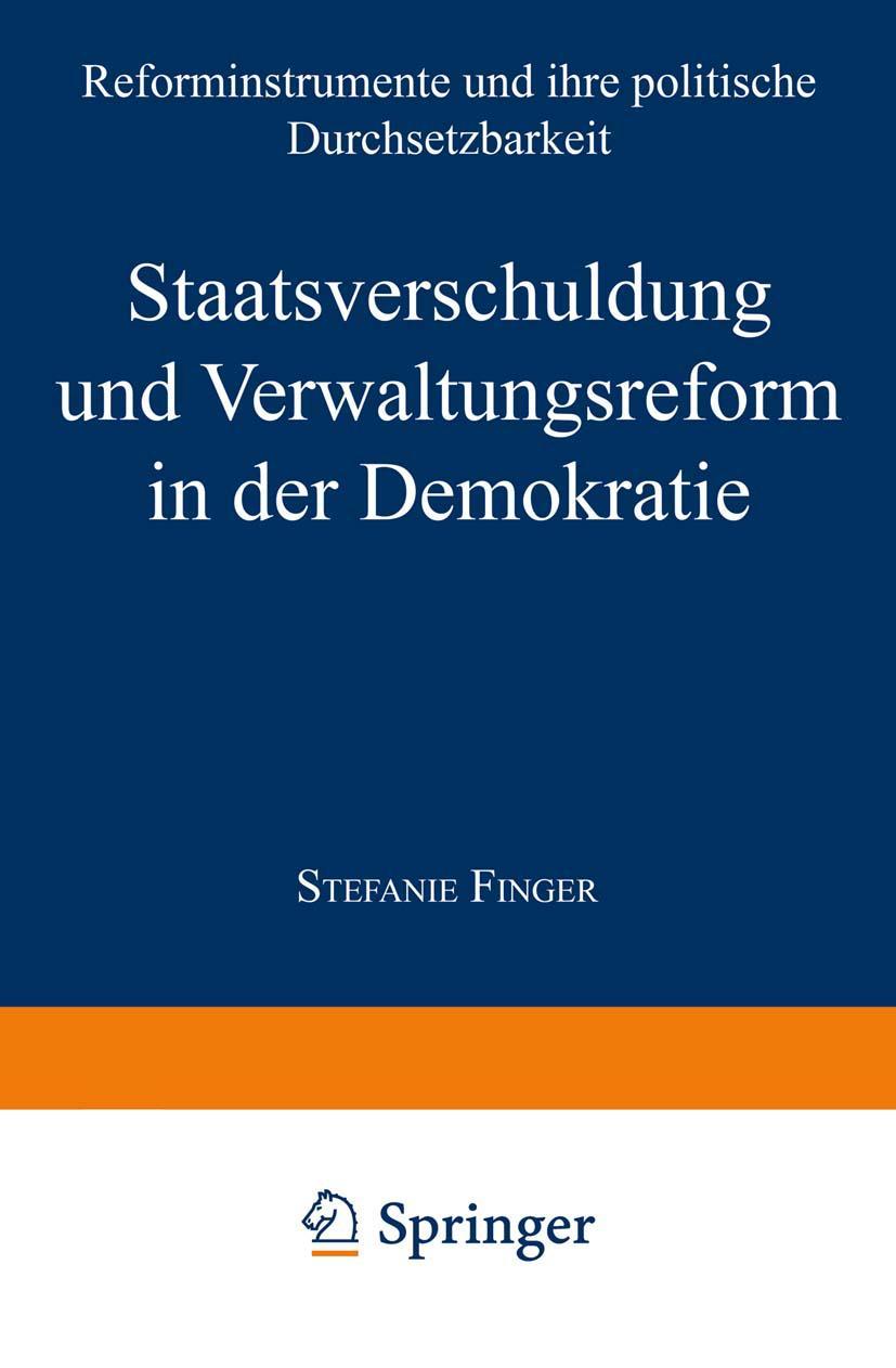 Vorderes Coverbild Staatsverschuldung und Verwaltungsreform in der Demokratie