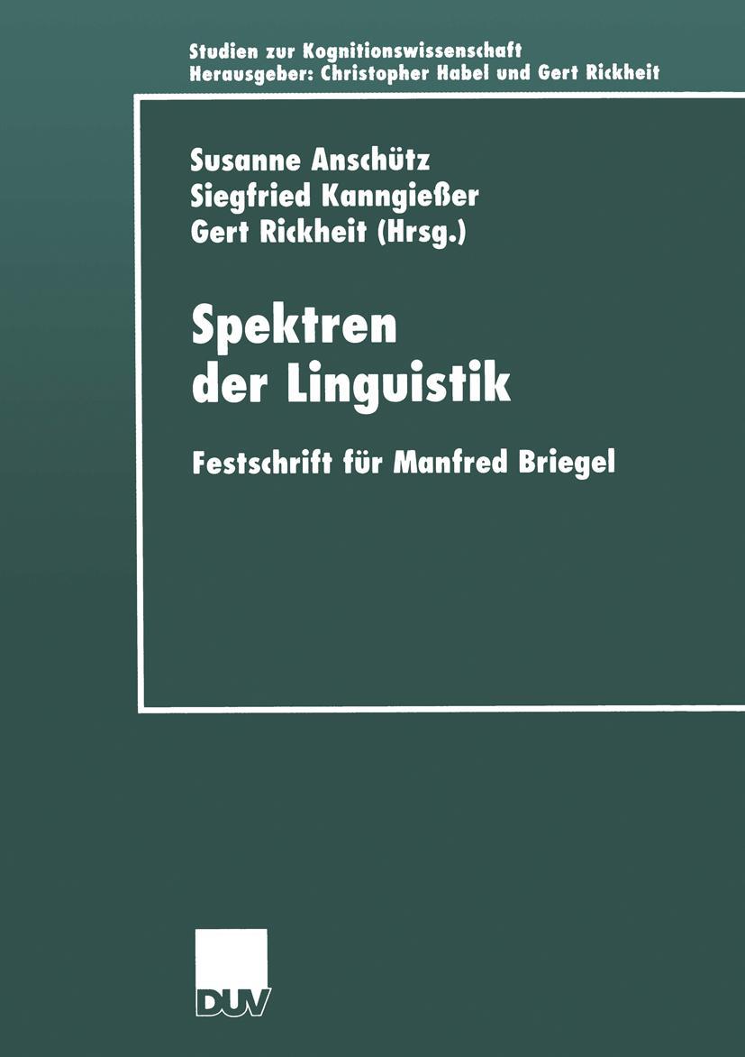 Vorderes Coverbild Spektren der Linguistik