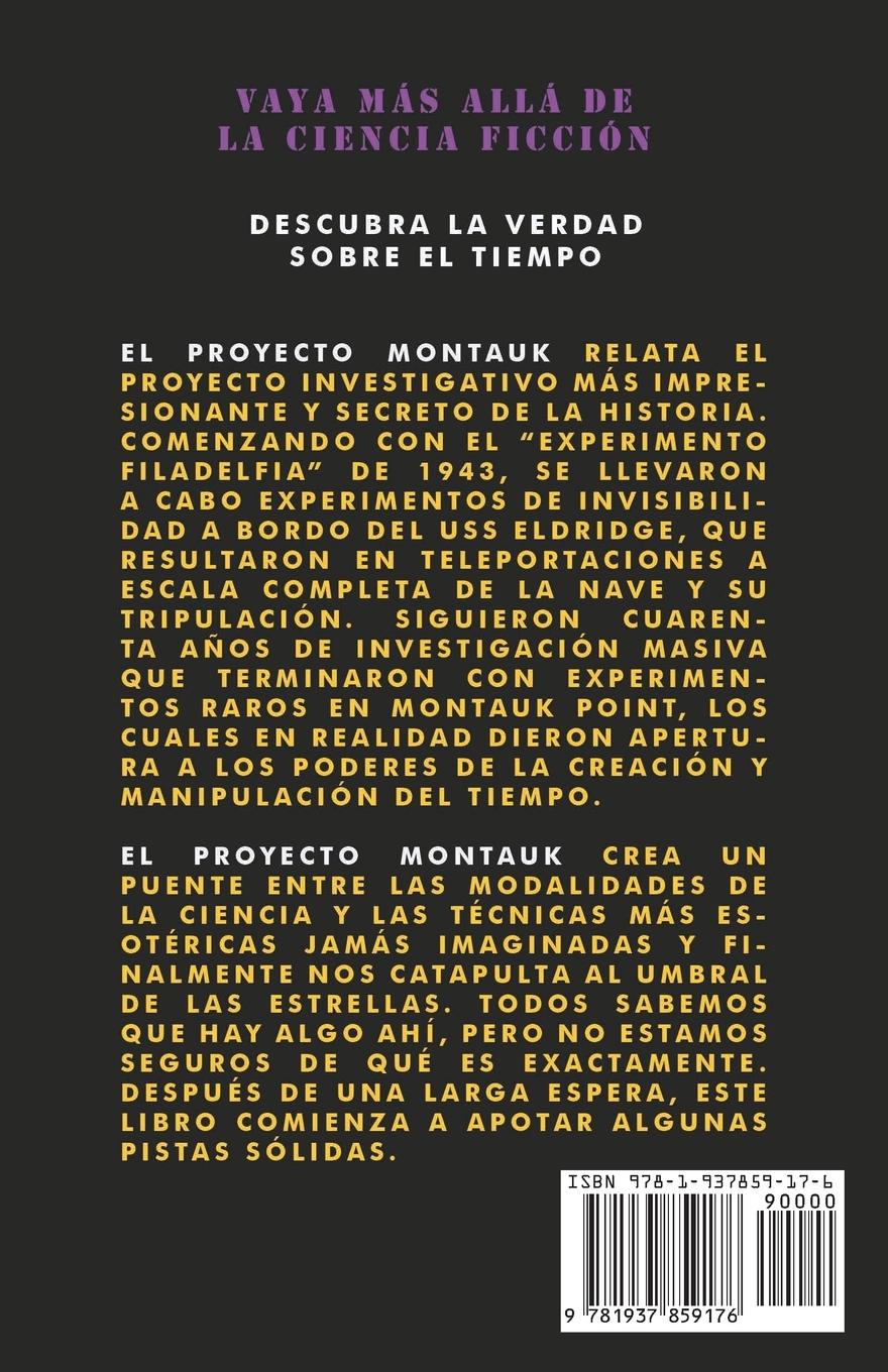 Rückseitencover El Proyecto Montauk