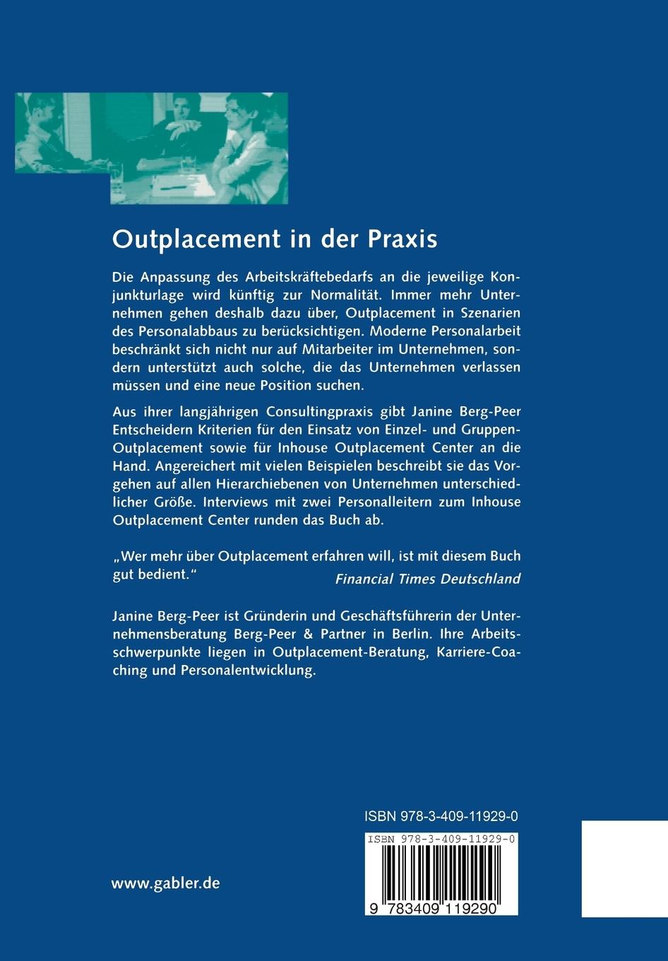 Rückseitencover Outplacement in der Praxis