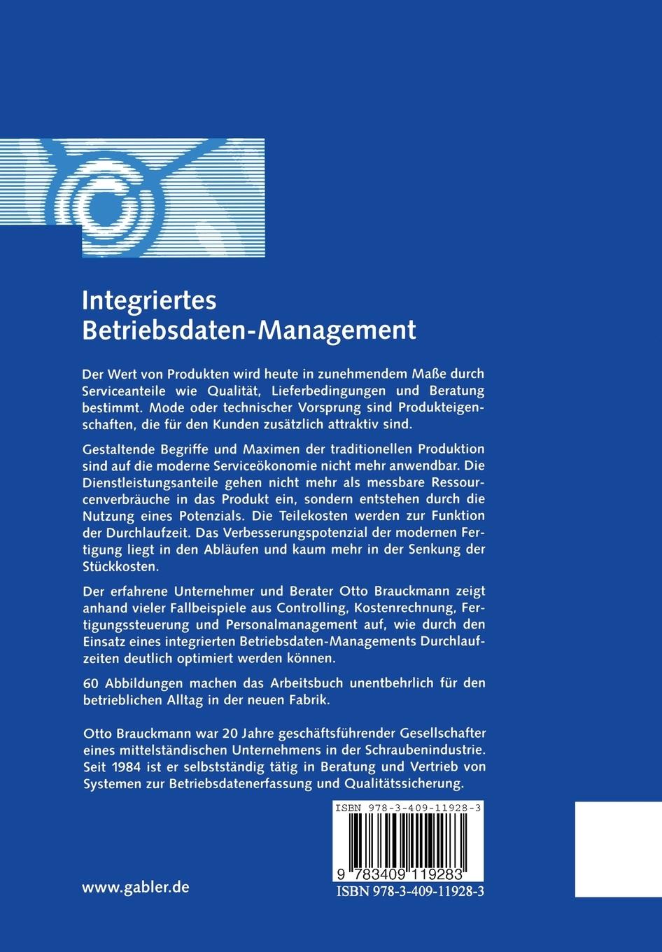 Rückseitencover Integriertes Betriebsdaten-Management