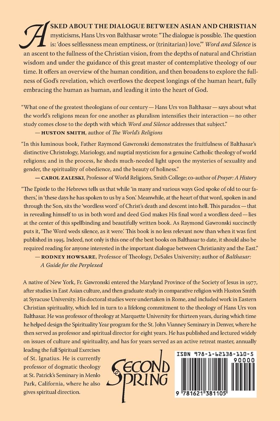 Rückseitencover Word and Silence