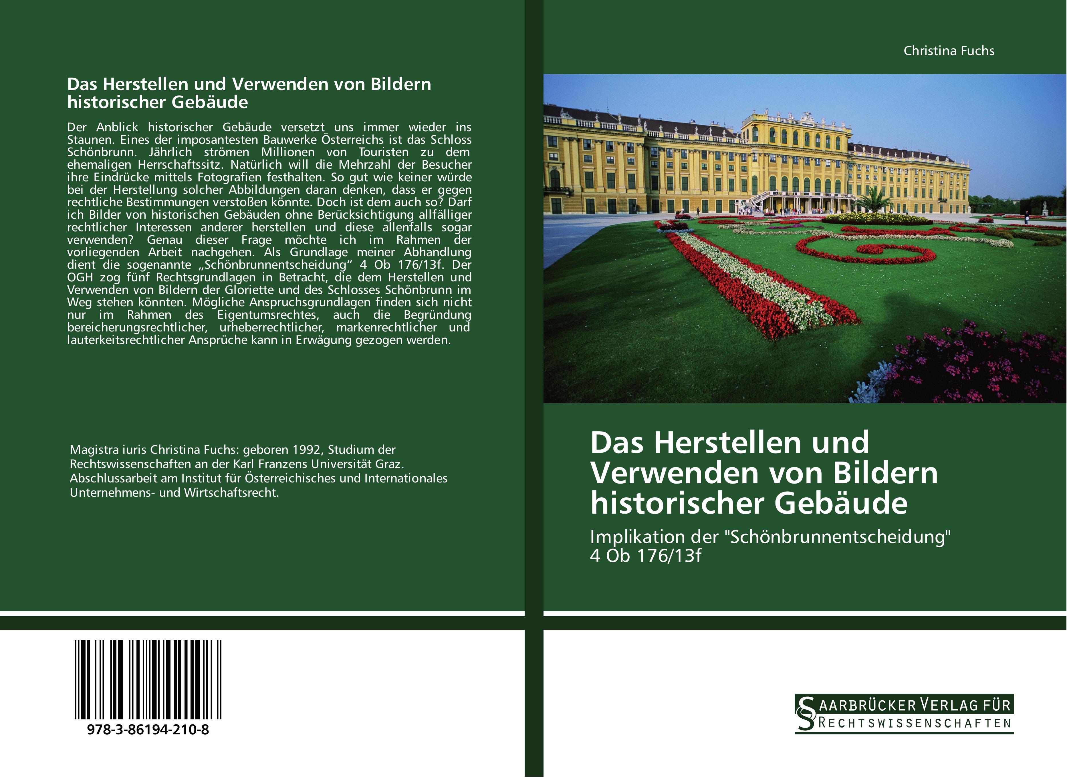 Vorderes Coverbild Das Herstellen und Verwenden von Bildern historischer Gebäude