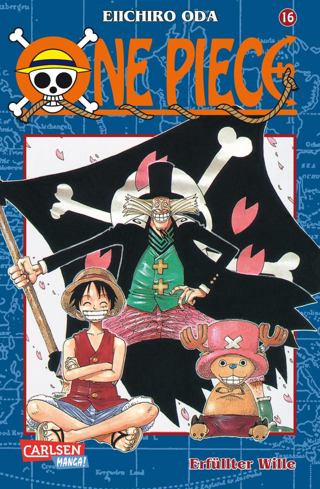 Vorderes Coverbild One Piece 16. Erfüllter Wille