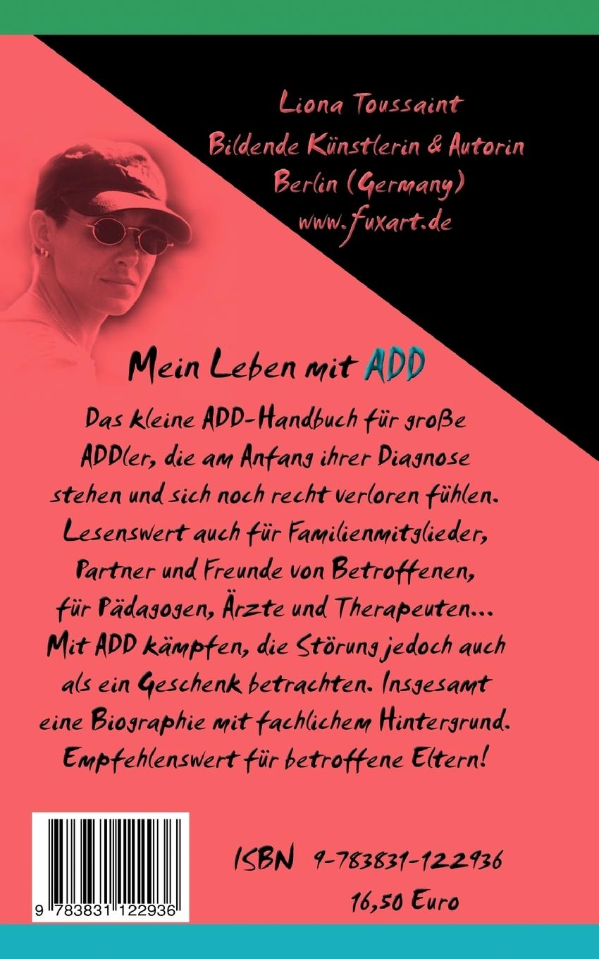 Rückseitencover Mein Leben mit ADD