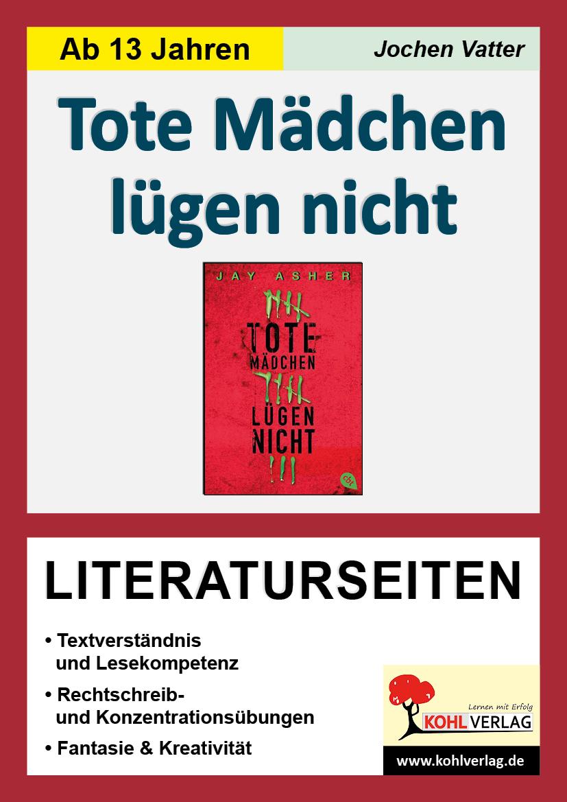 Vorderes Coverbild Tote Mädchen lügen nicht - Literaturseiten