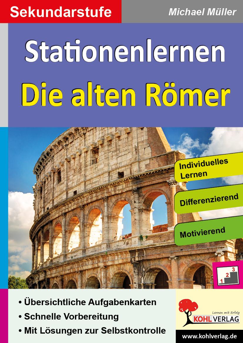Vorderes Coverbild Kohls Stationenlernen Die alten Römer