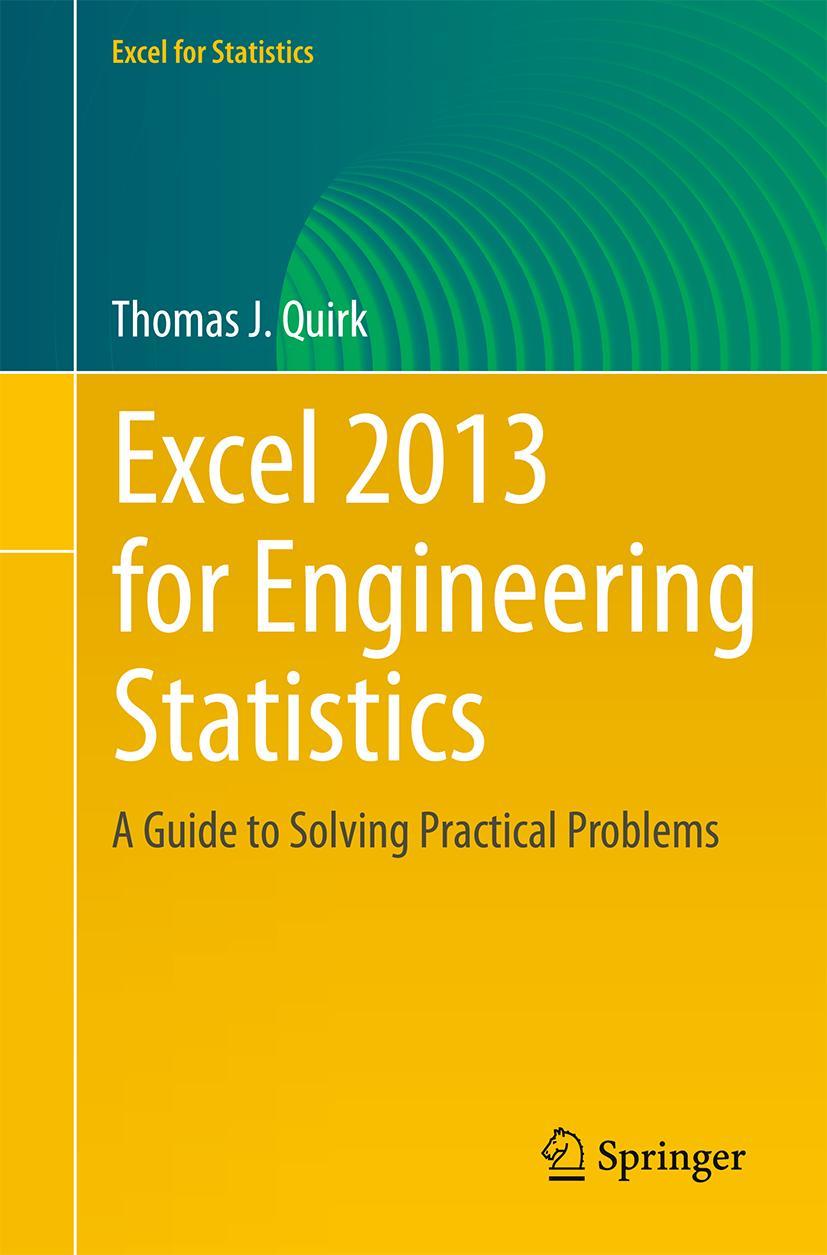 Vorderes Coverbild Excel 2013 for Engineering Statistics