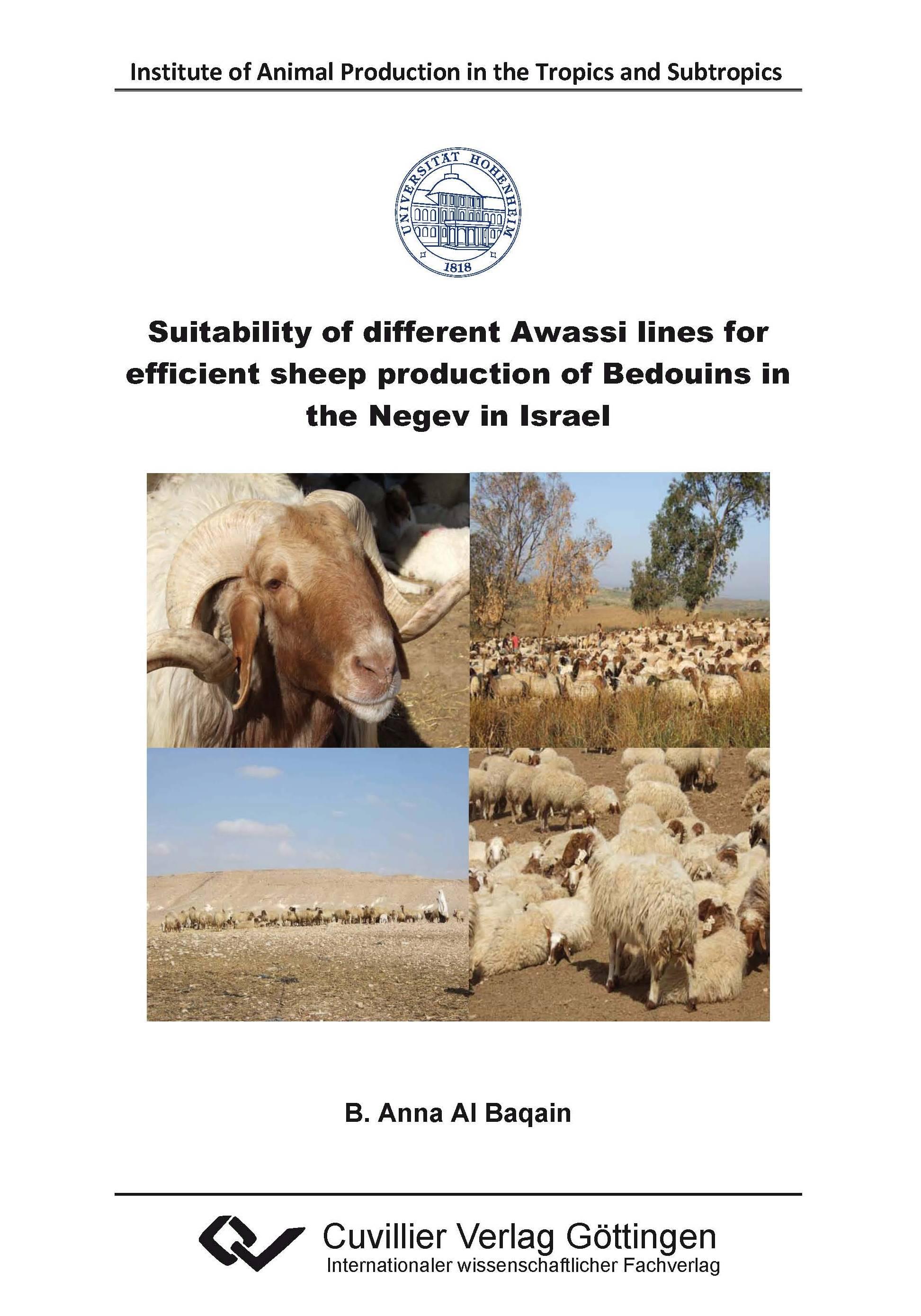 Vorderes Coverbild Suitability of different Awassi lines for efficient sheep production of Bedouins in the Negev in Israel