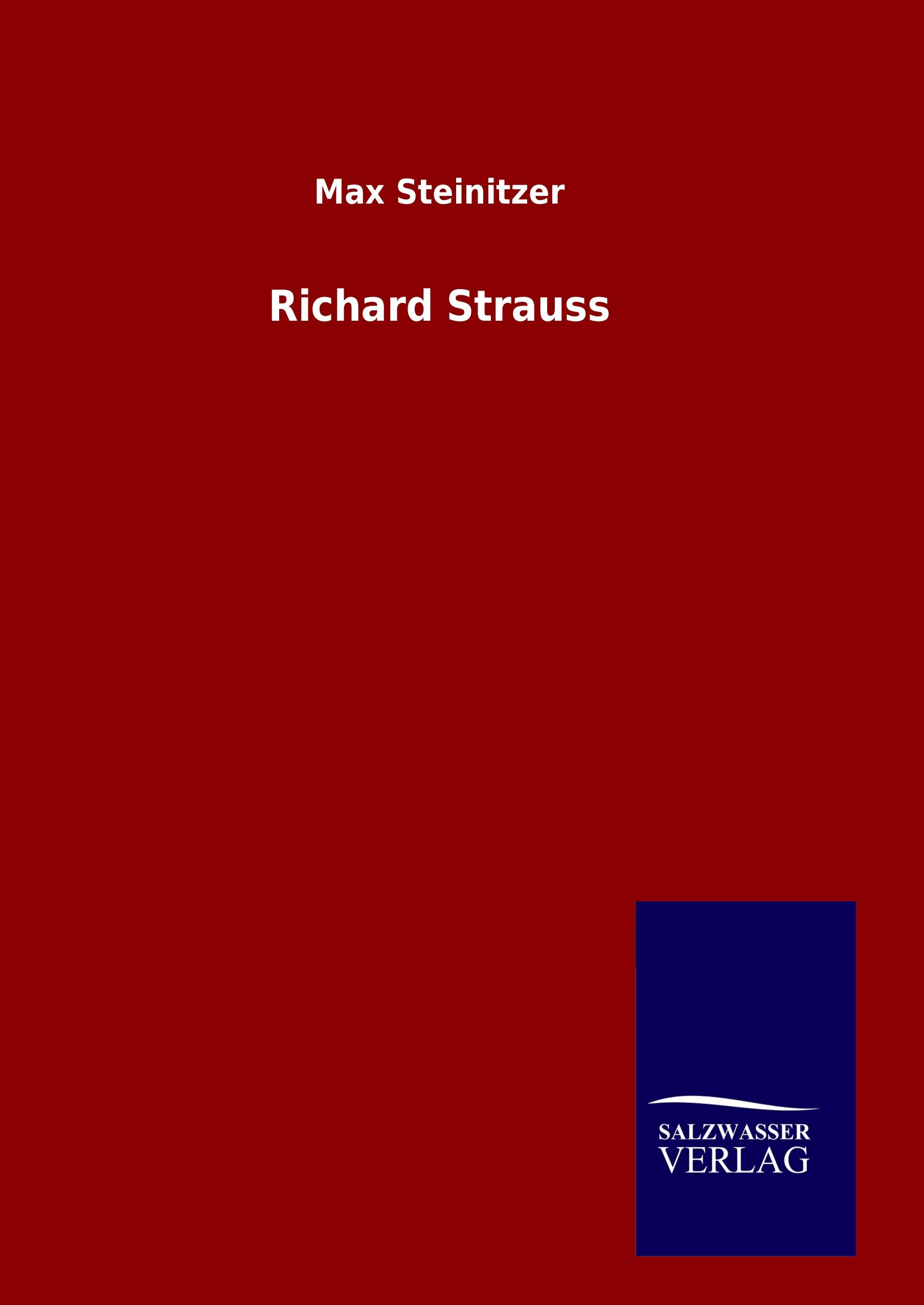 Vorderes Coverbild Richard Strauss
