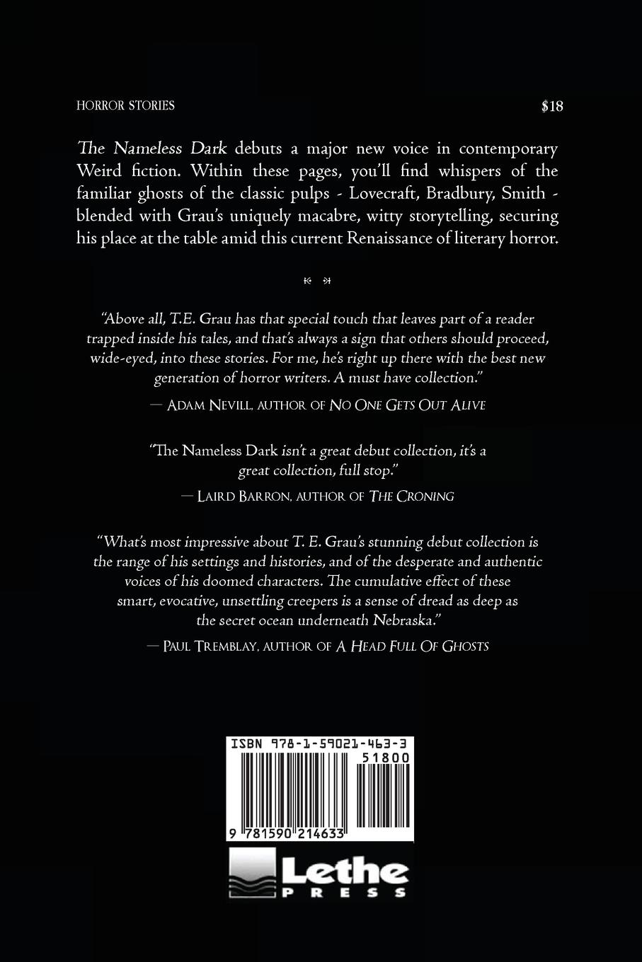 Rückseitencover The Nameless Dark