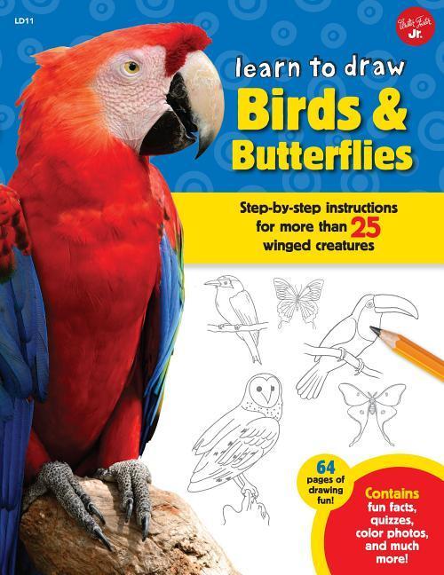 Vorderes Coverbild Learn to Draw Birds & Butterflies