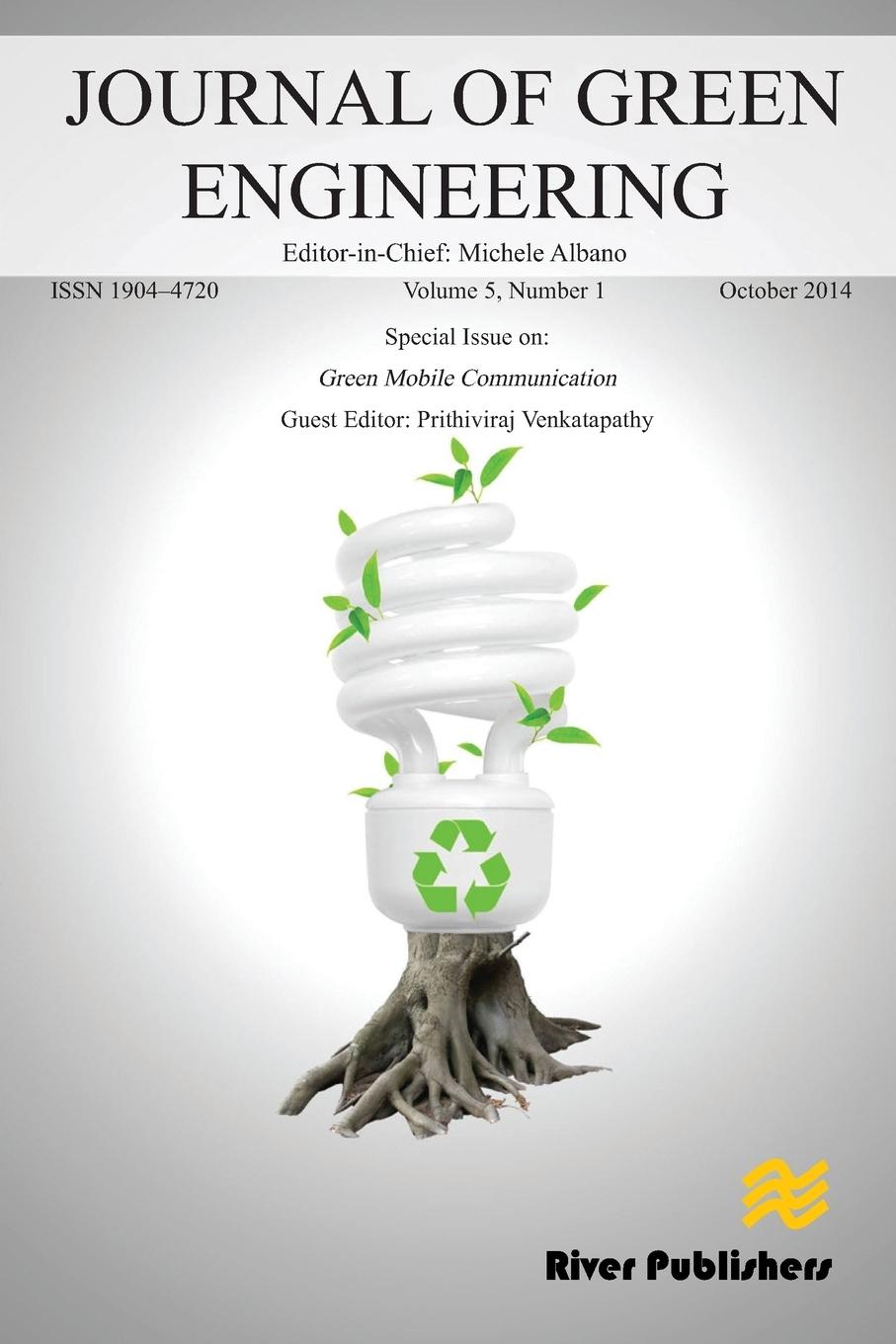 Vorderes Coverbild JOURNAL OF GREEN ENGINEERING Volume 5, No. 1; Special Issue
