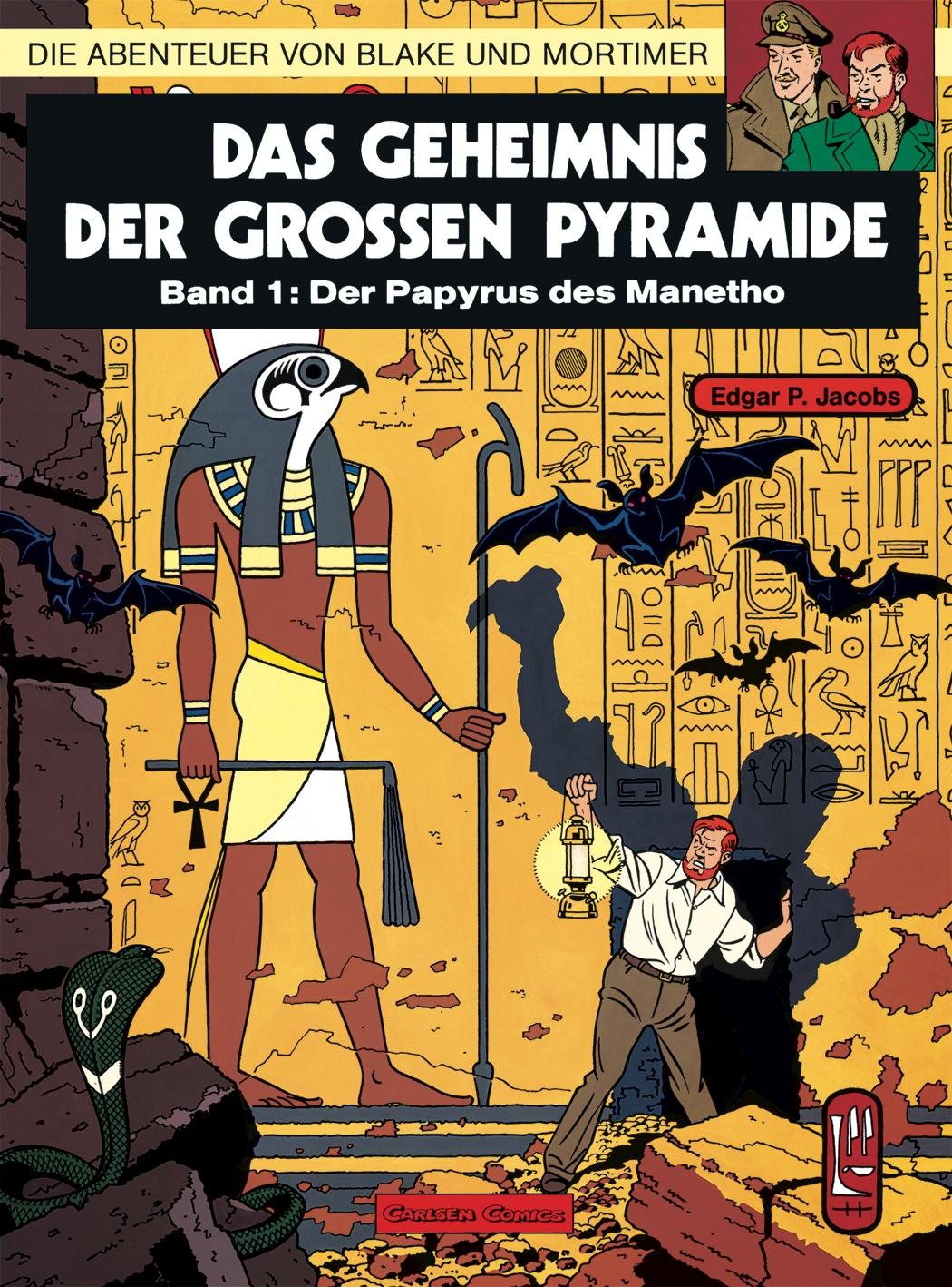 Vorderes Coverbild Die Abenteuer von Blake und Mortimer 01. Das Geheimnis der großen Pyramide 1. Der Papyrus des Manetho