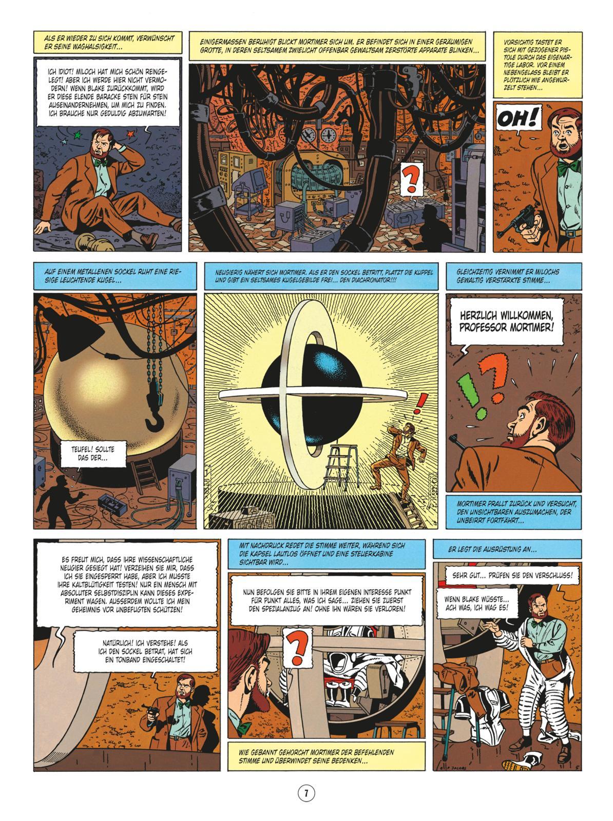 Beispielinhalt (Bild) Blake und Mortimer 6: Die teuflische Falle