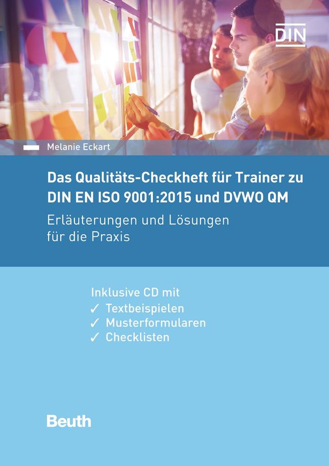 Vorderes Coverbild Das Qualitäts-Checkheft für Trainer zu DIN EN ISO 9001:2015 und DVWO QM