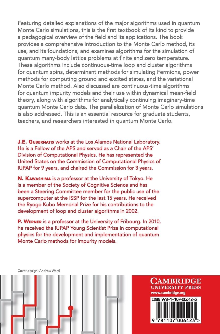 Rückseitencover Quantum Monte Carlo Methods