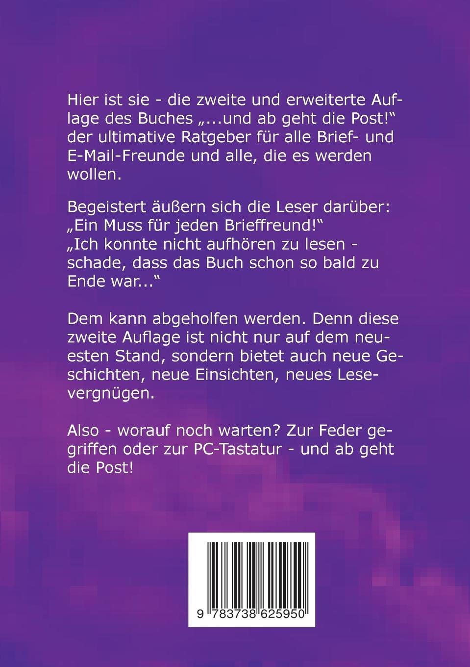 Rückseitencover ...und ab geht die Post!