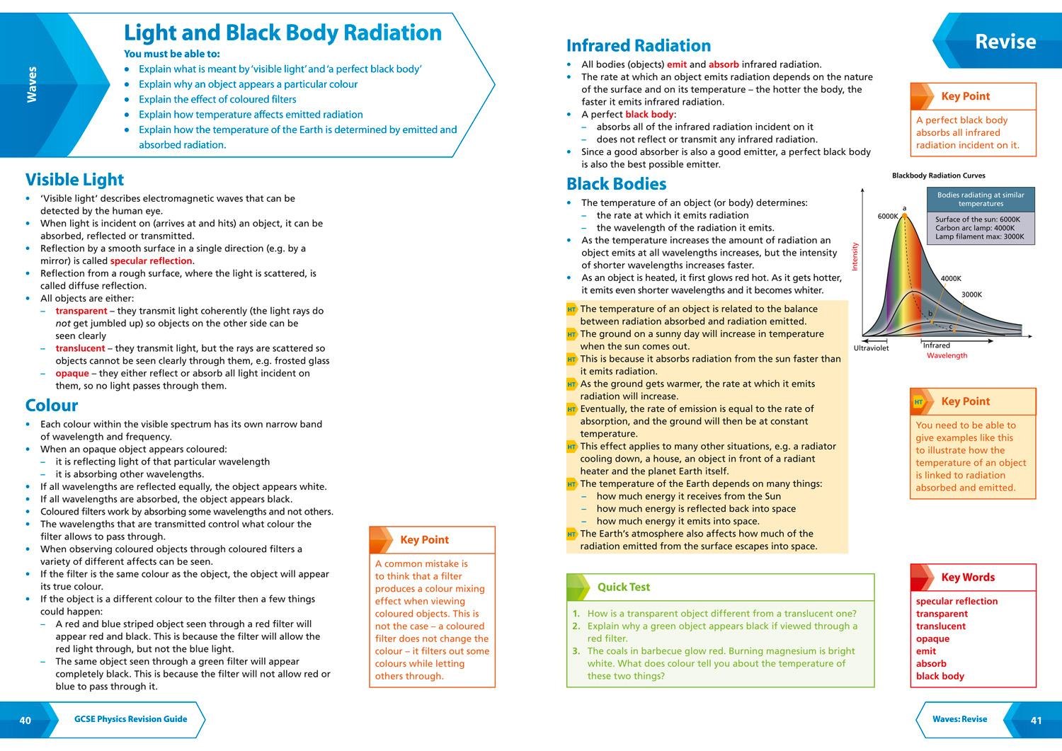 Beispielinhalt (Bild) Aqa GCSE 9-1 Physics Revision Guide