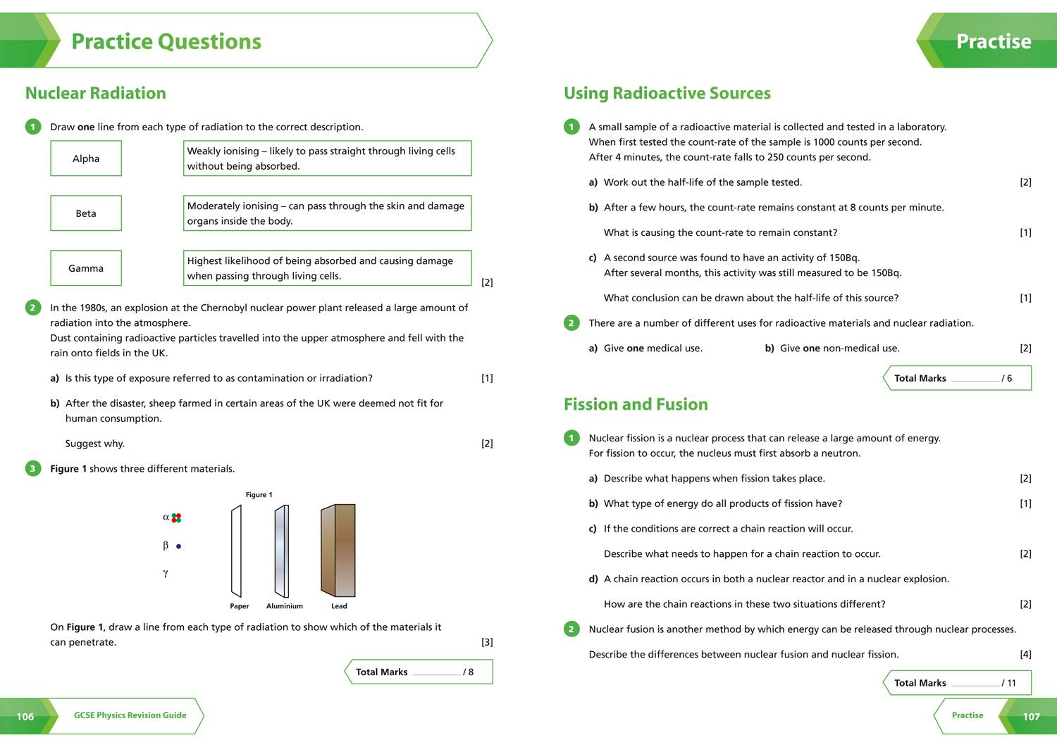 Beispielinhalt (Bild) Aqa GCSE 9-1 Physics Revision Guide
