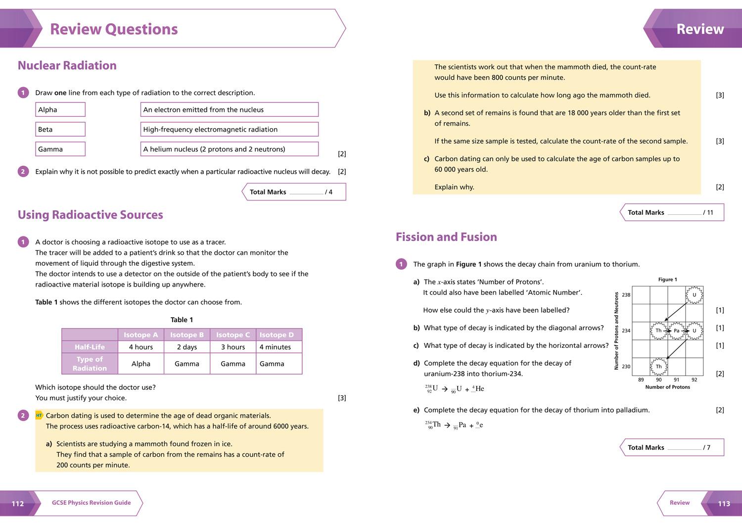 Beispielinhalt (Bild) Aqa GCSE 9-1 Physics Revision Guide