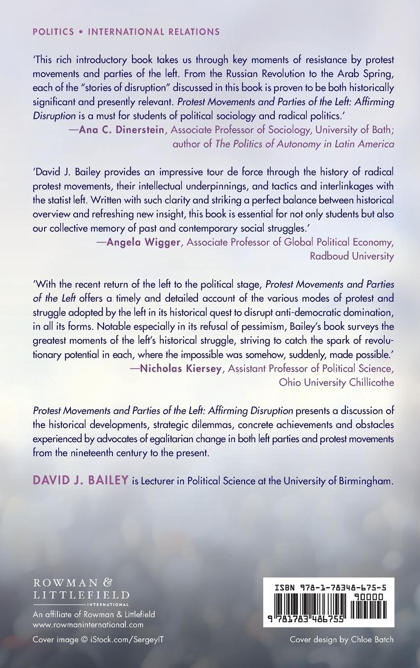 Rückseitencover Protest Movements and Parties of the Left