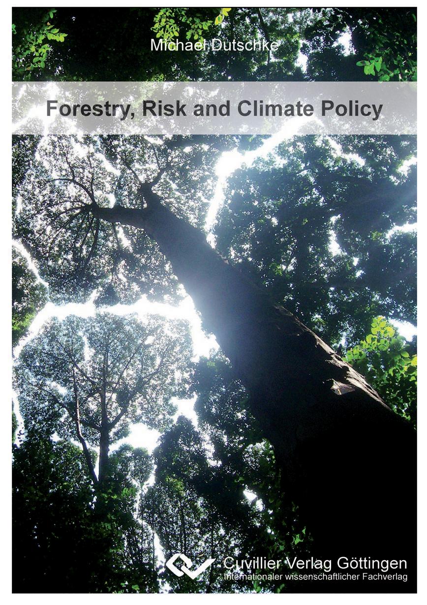 Vorderes Coverbild Forestry, Risk and Climate Policy